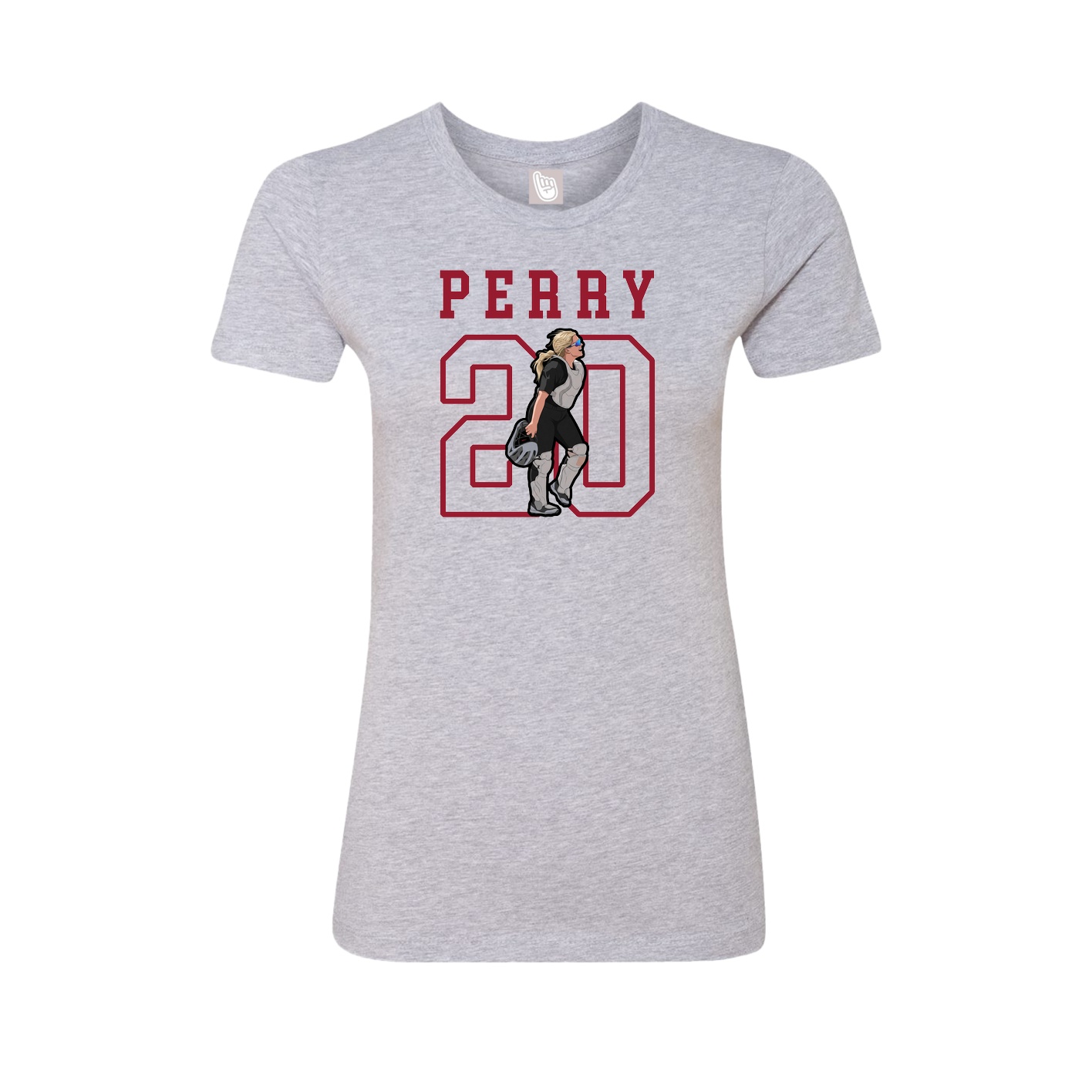Fitted Women's Tee — Shirsey in Grey