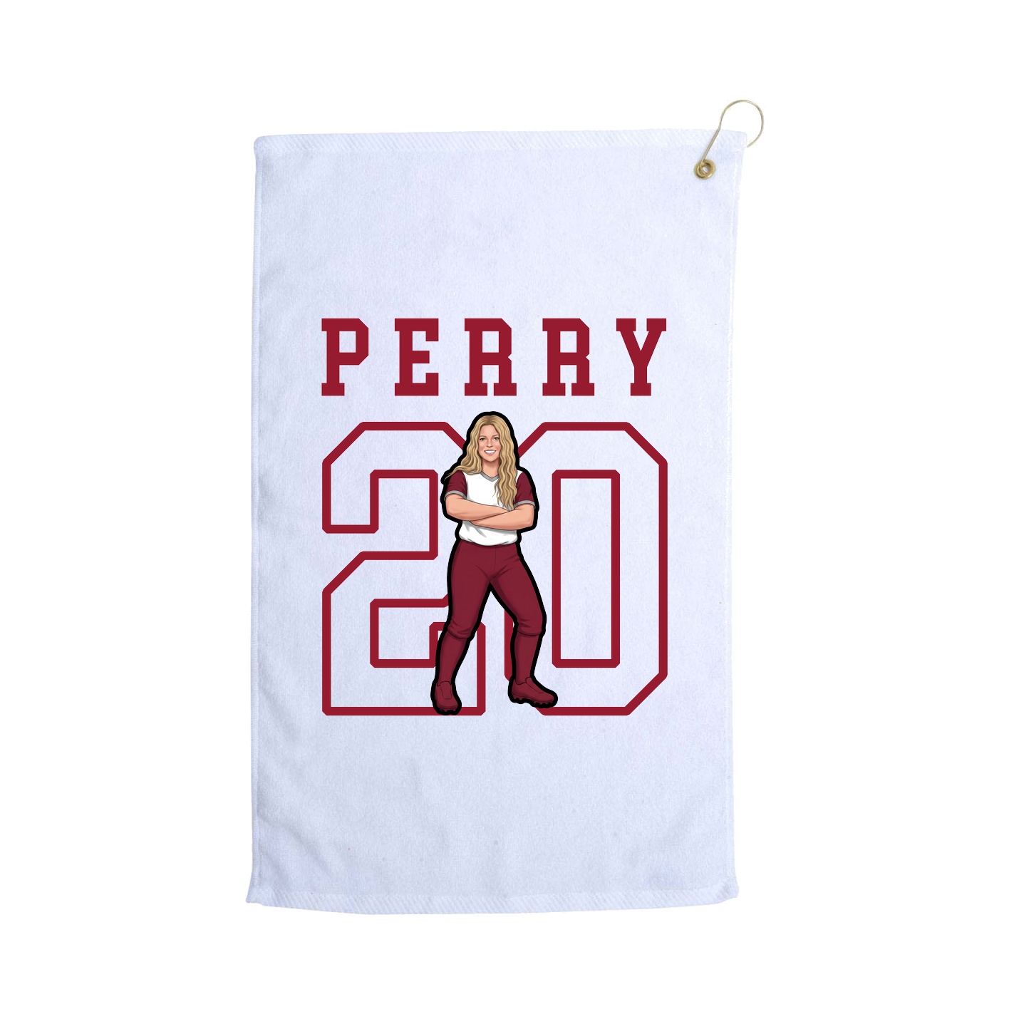 Golf Towel — Shirsey in White