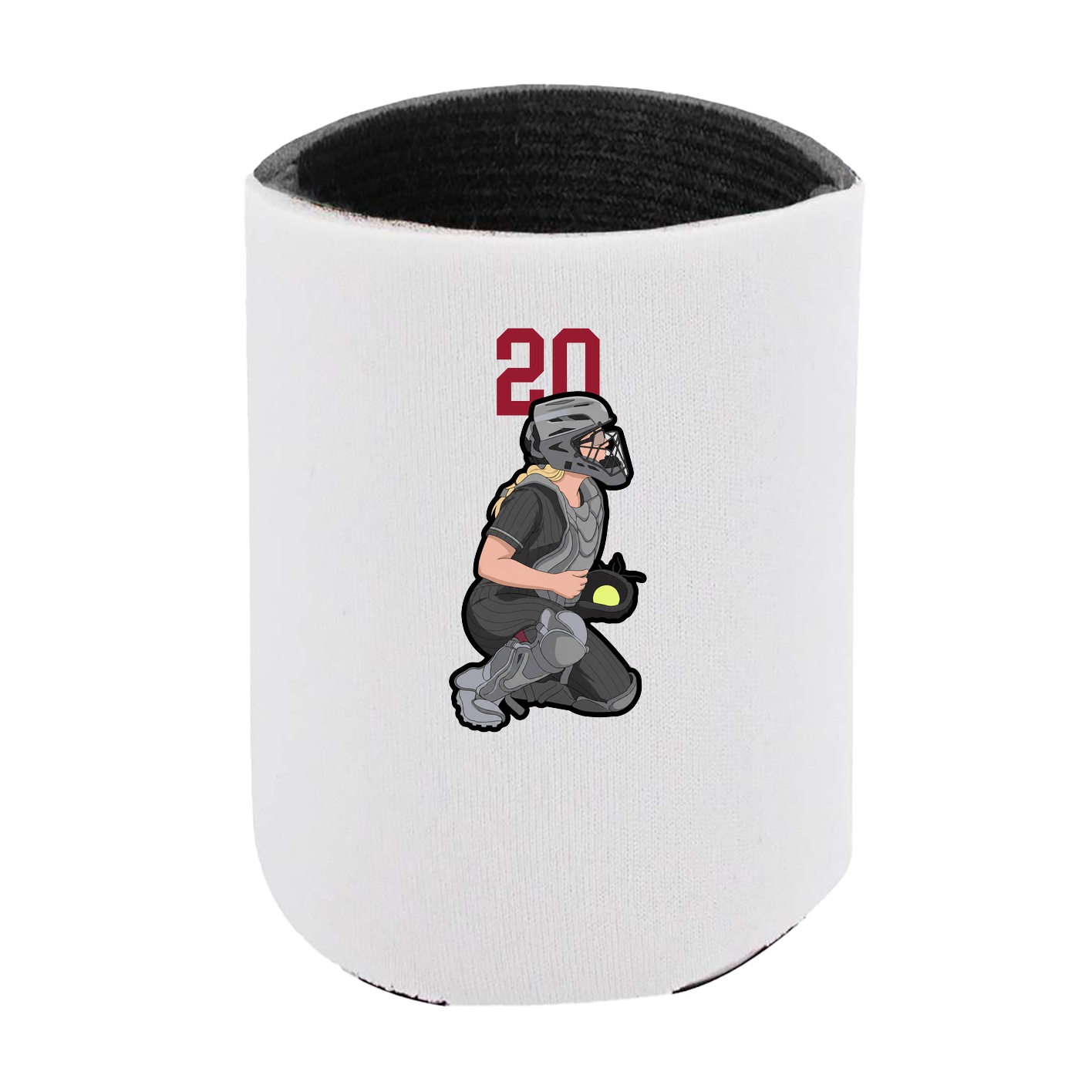 Can Holder — Number Top in White