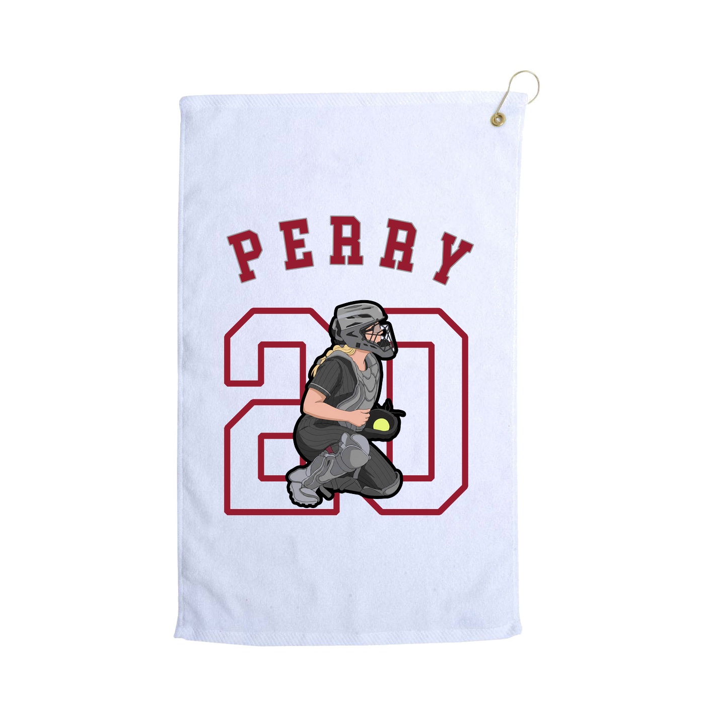 Golf Towel — Shirsey Arch in White