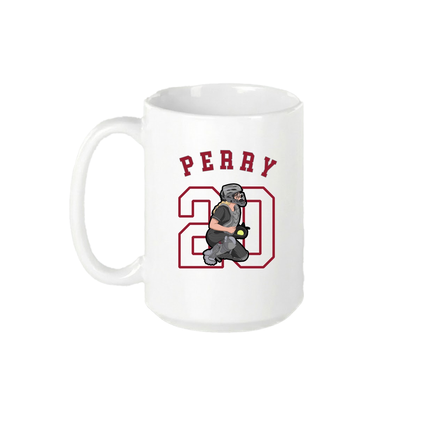 15oz Coffee Mug — Shirsey Arch in White