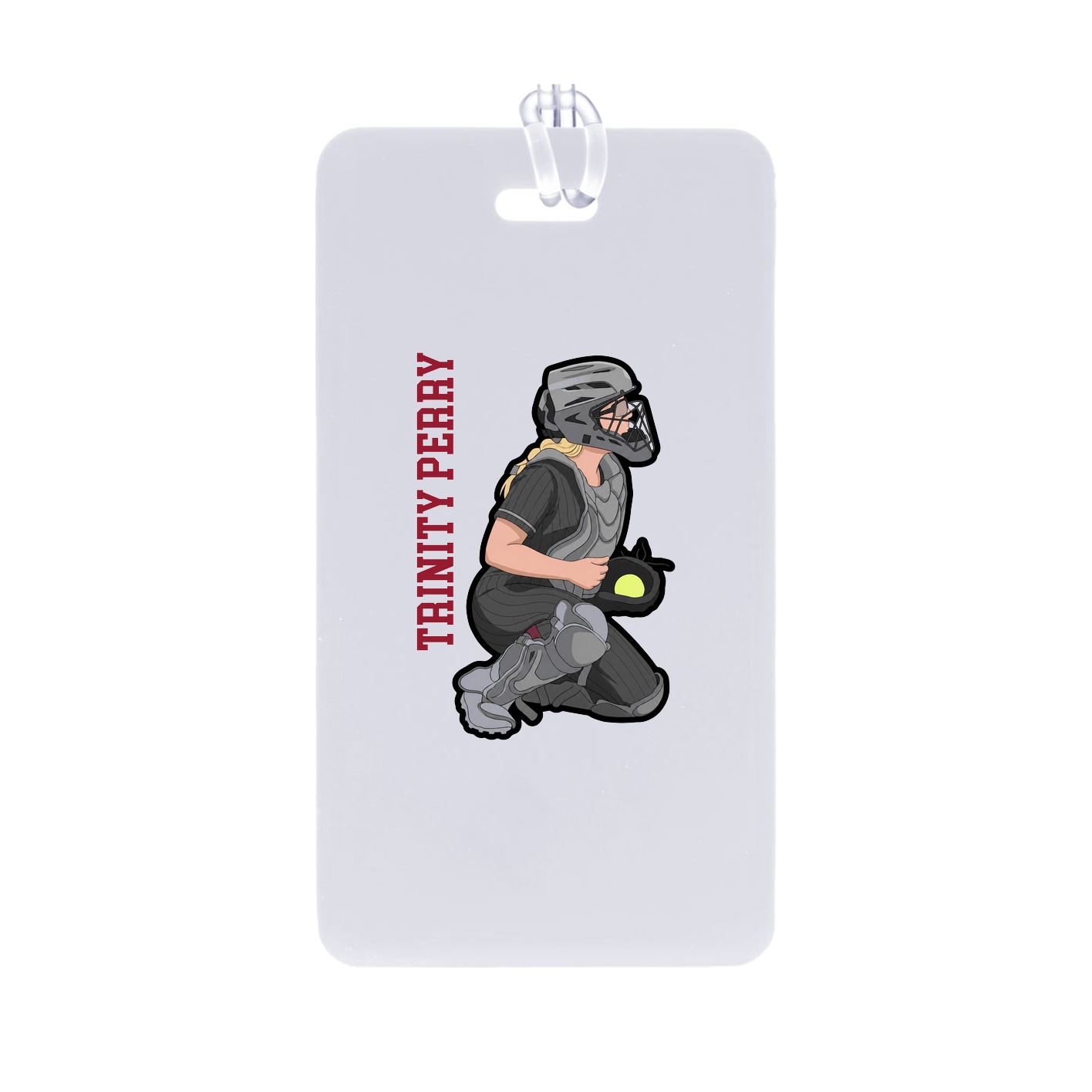 Bag Tag — Name Vertical in Classic