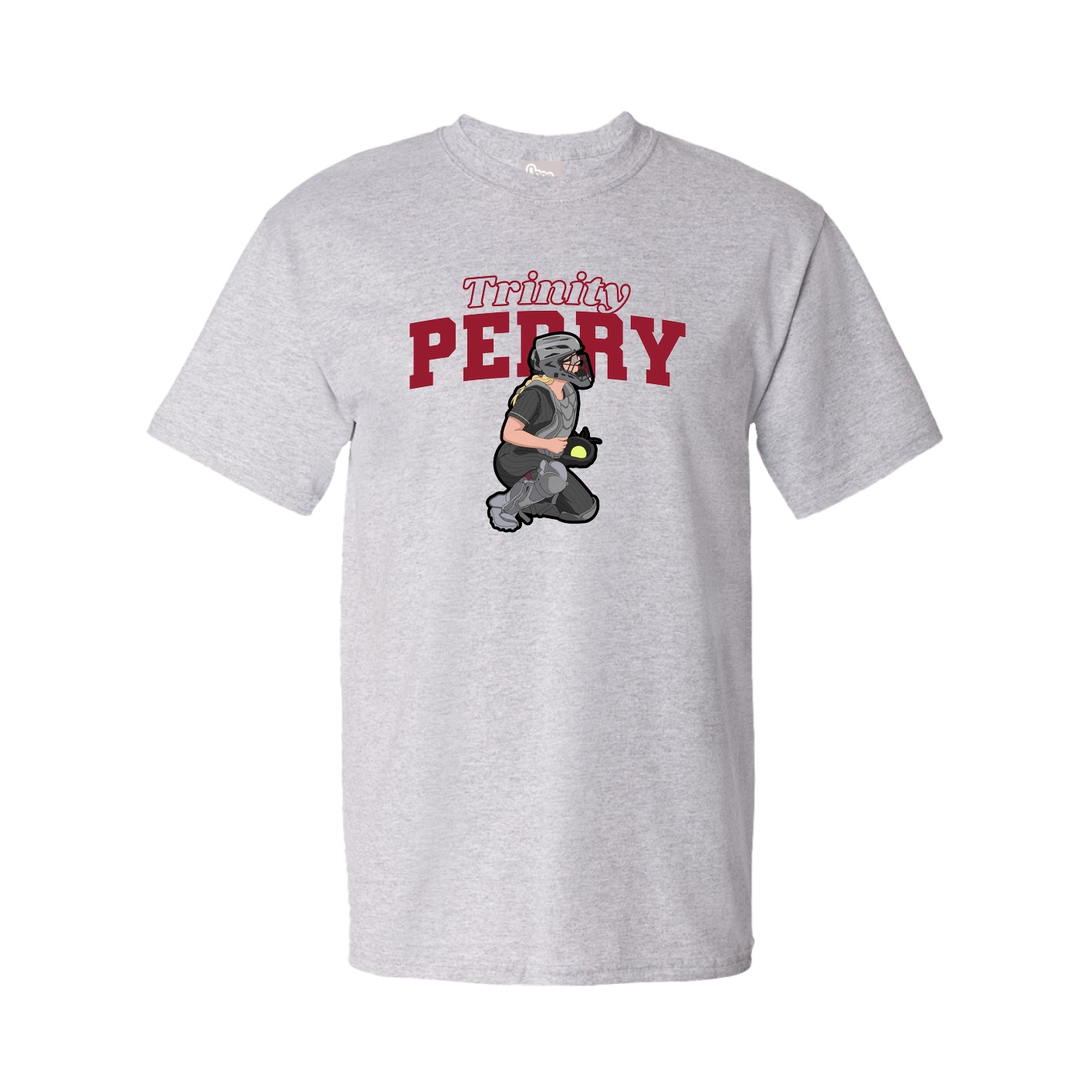 Tee — Name Arch in Grey