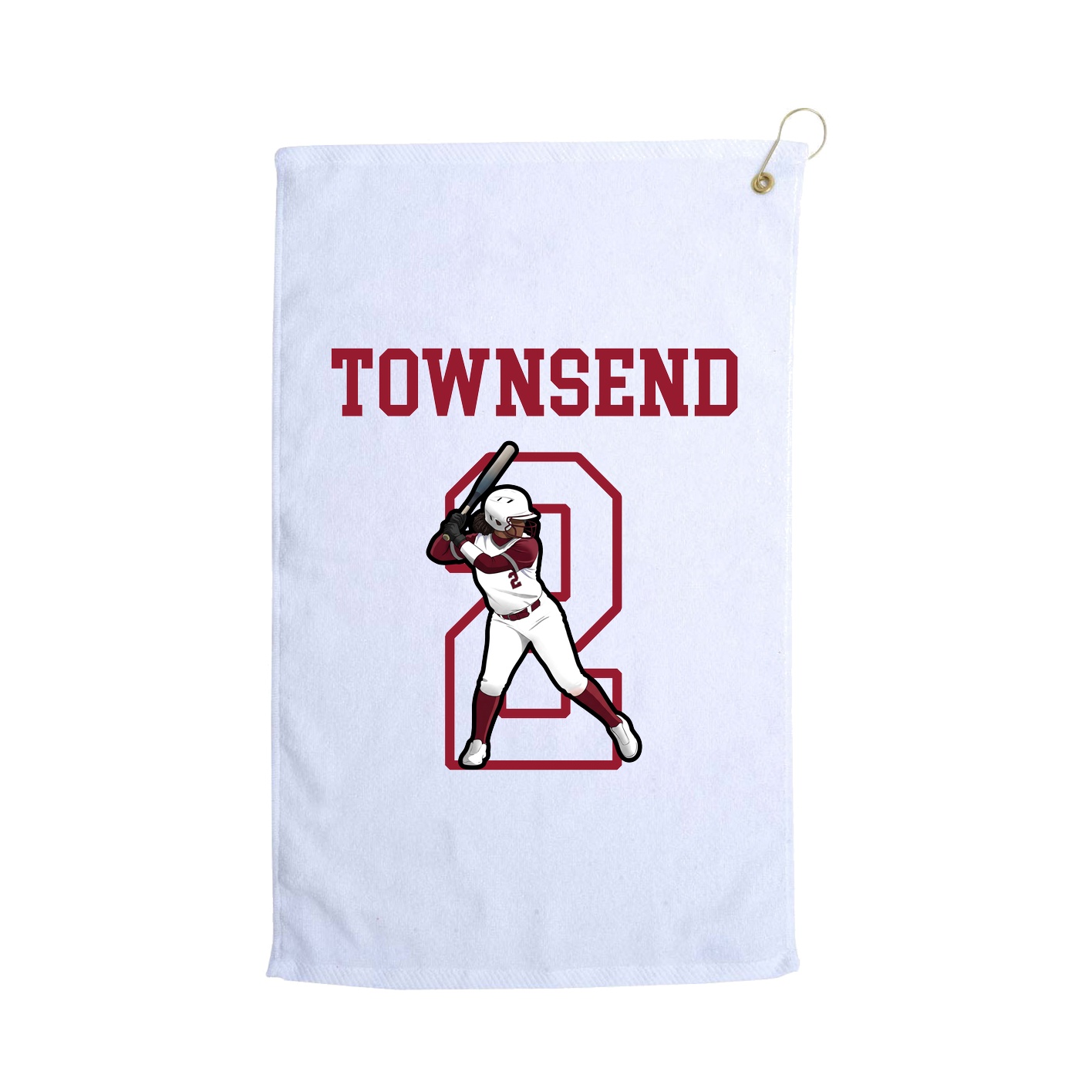 Golf Towel — Shirsey in White