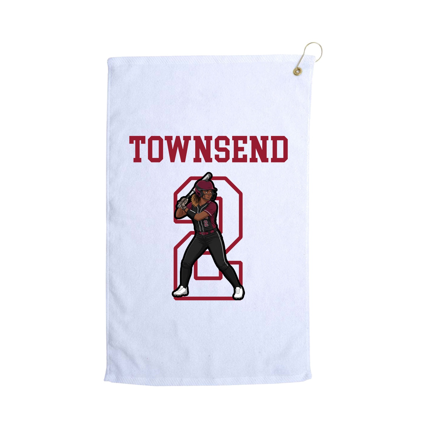 Golf Towel — Shirsey in White