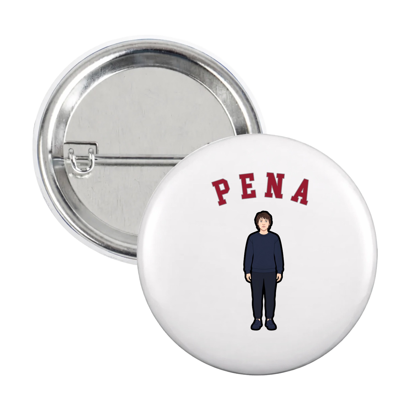 Game Day Button — Shirsey Arch in White