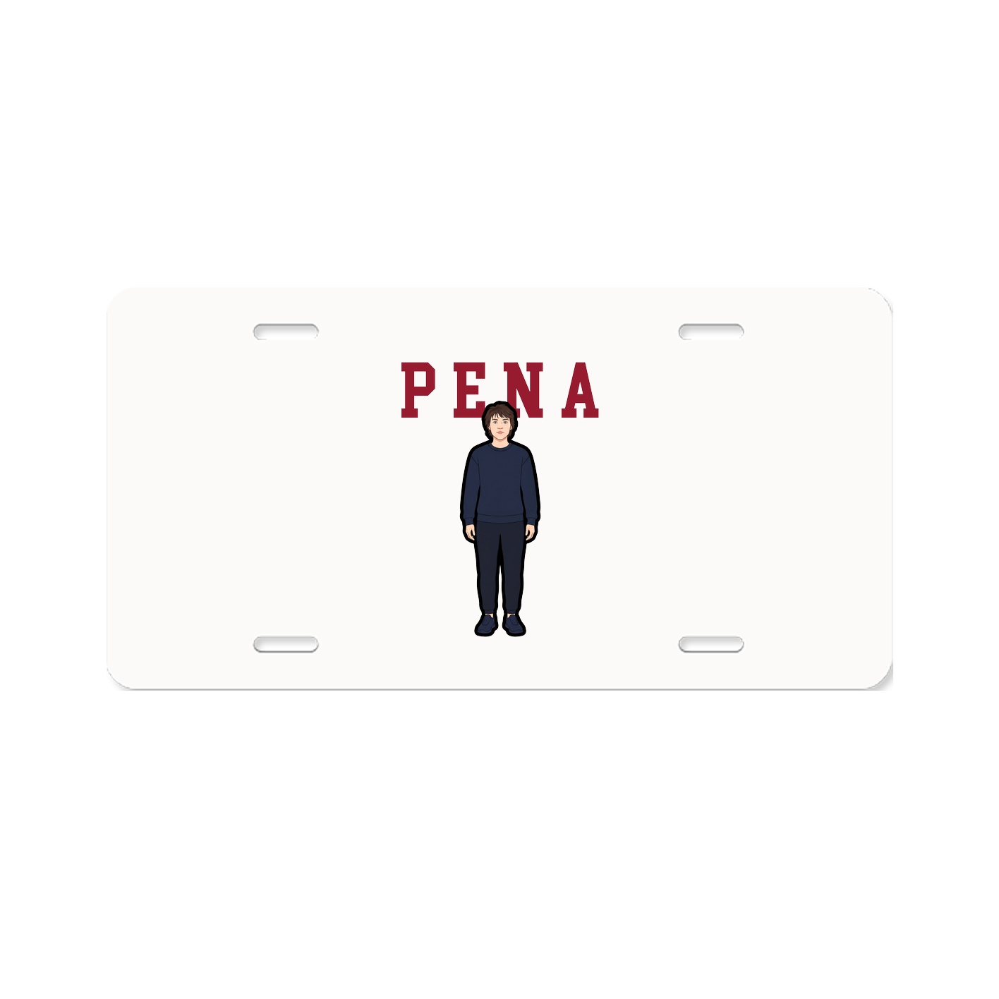 License Plate — Shirsey in Classic