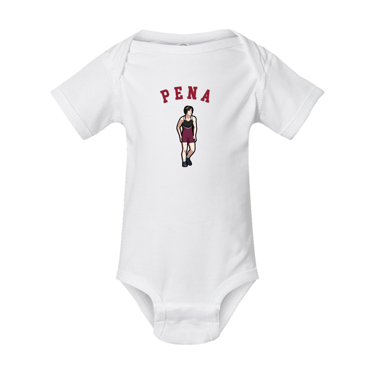 Baby Onesie — Shirsey Arch in White