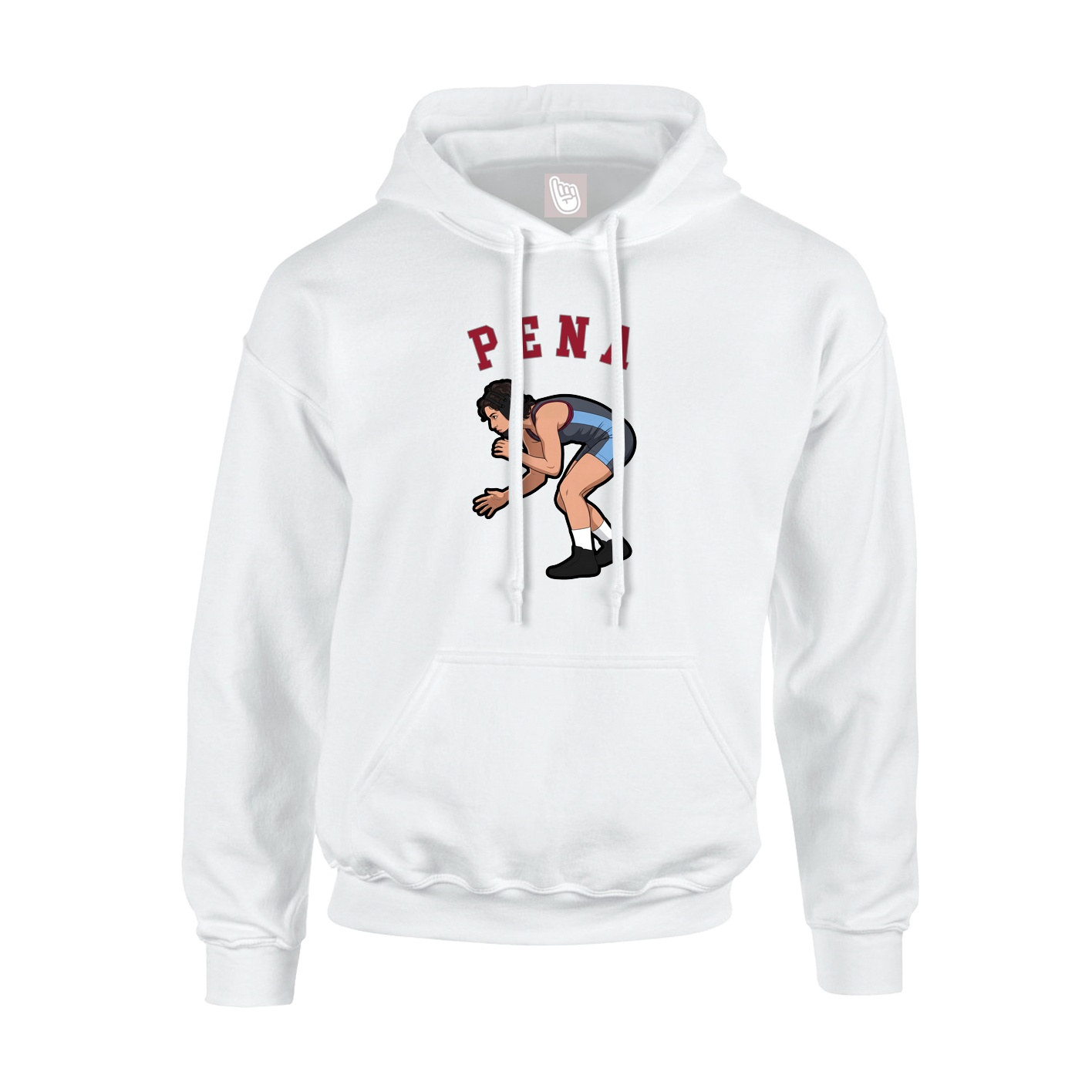 Hoodie — Shirsey Arch in White