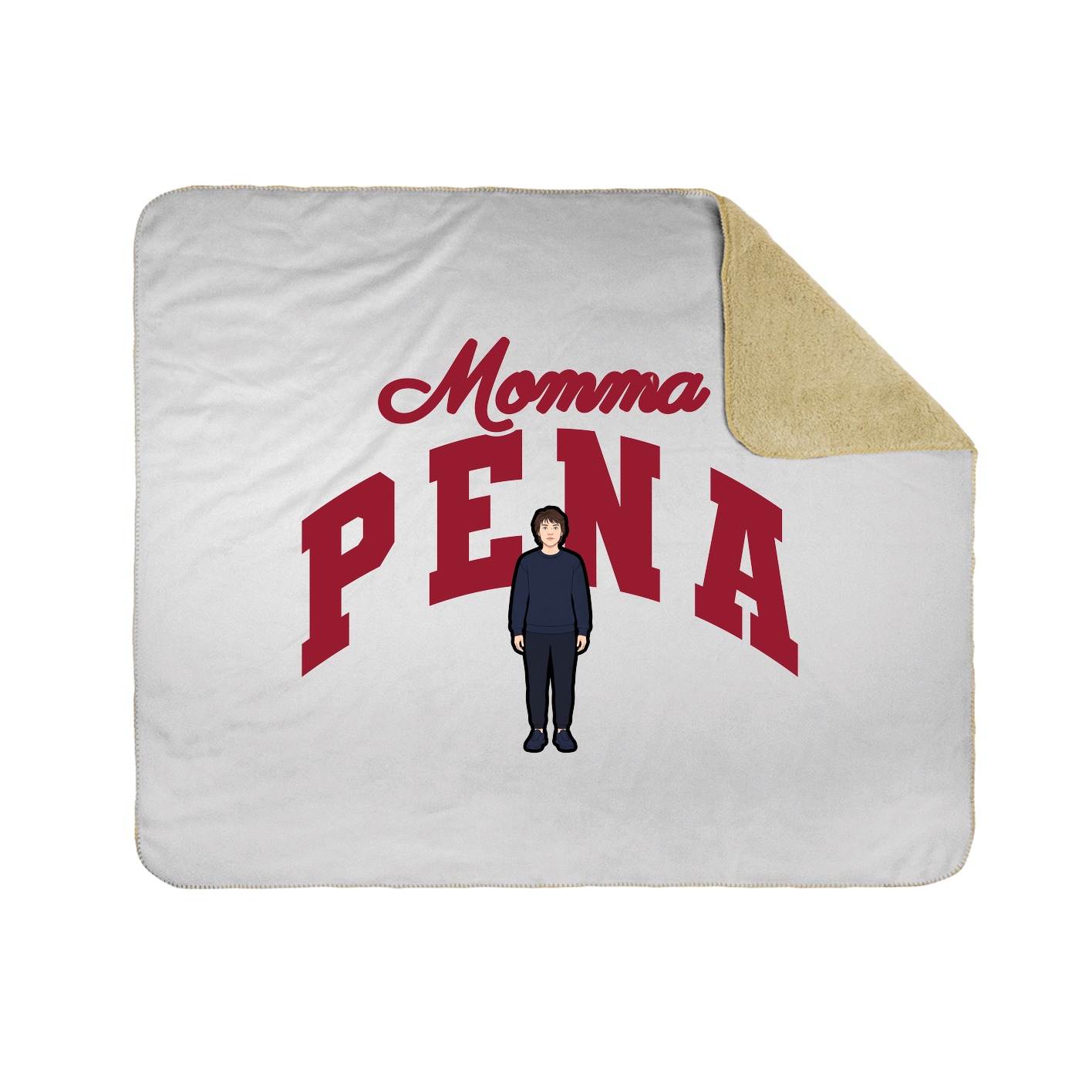 Throw Blanket — Mothers Day Arch in White