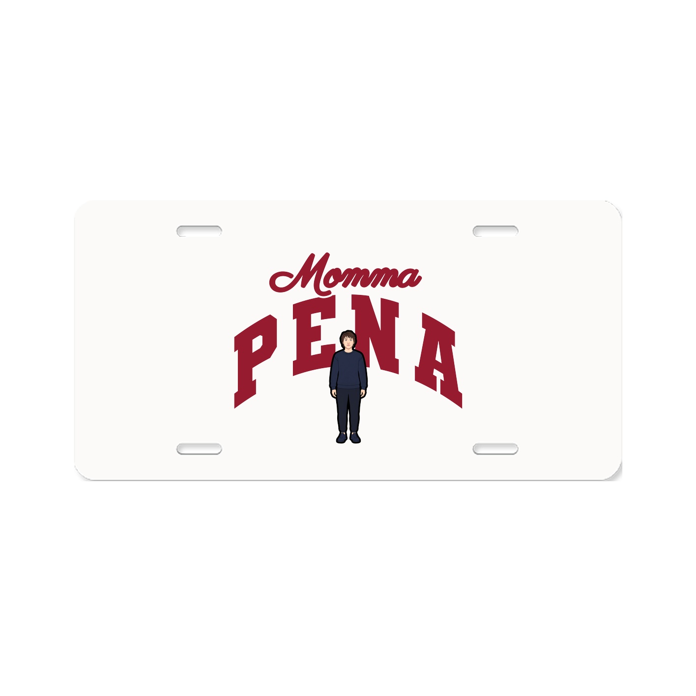 License Plate — Mothers Day Arch in Classic