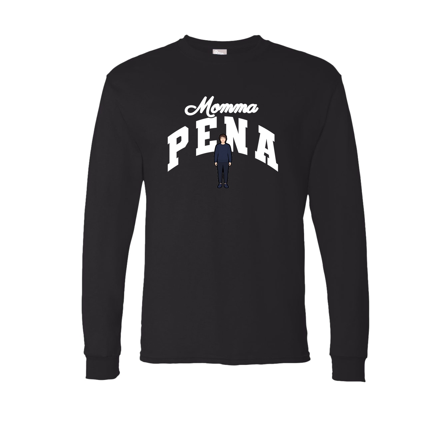 Long Sleeve Tee — Mothers Day Arch in Black