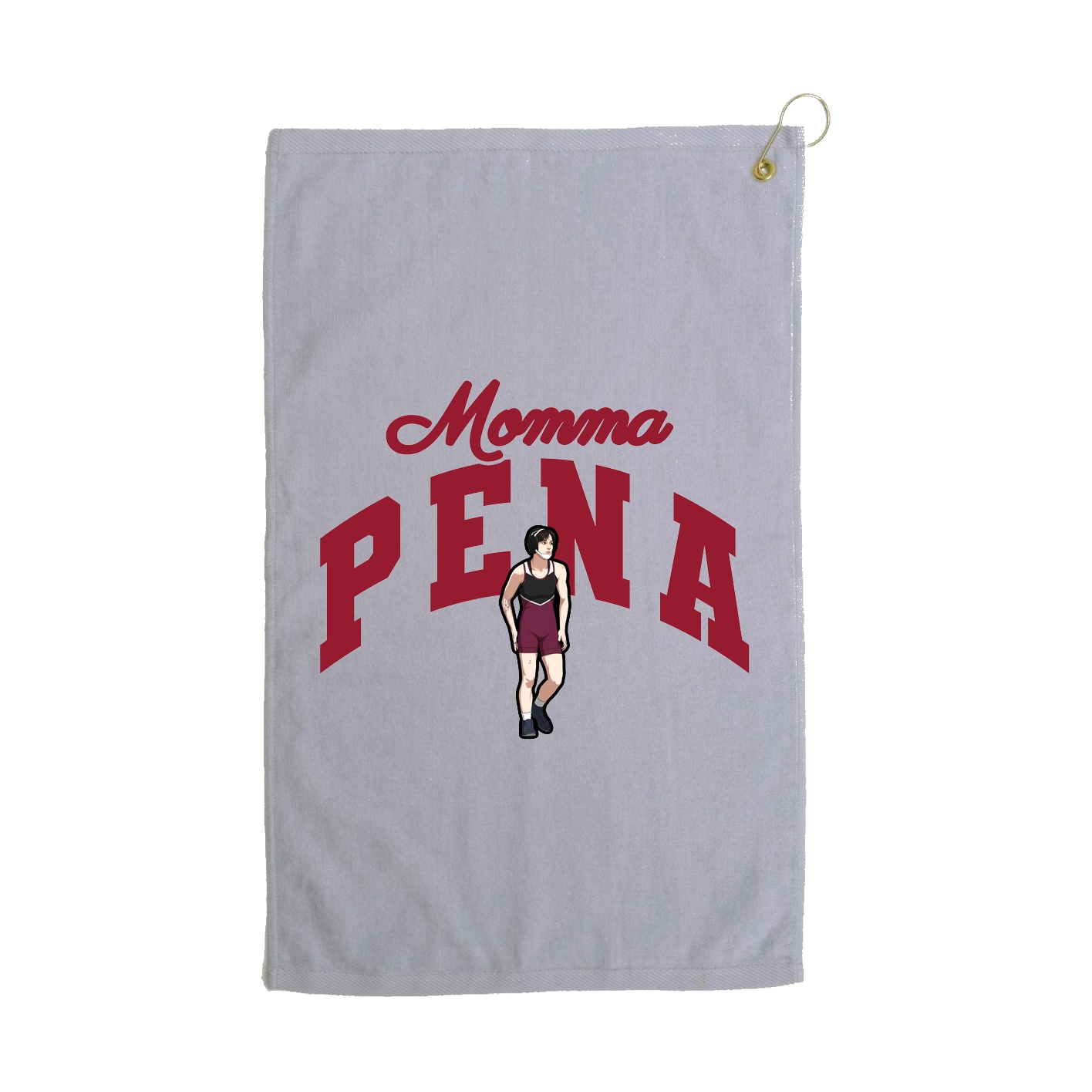 Golf Towel — Mothers Day Arch in Grey