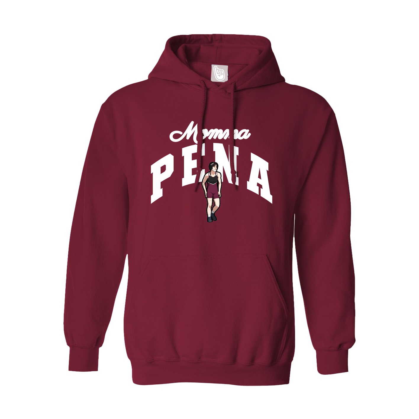 Hoodie — Mothers Day Arch in Cardinal