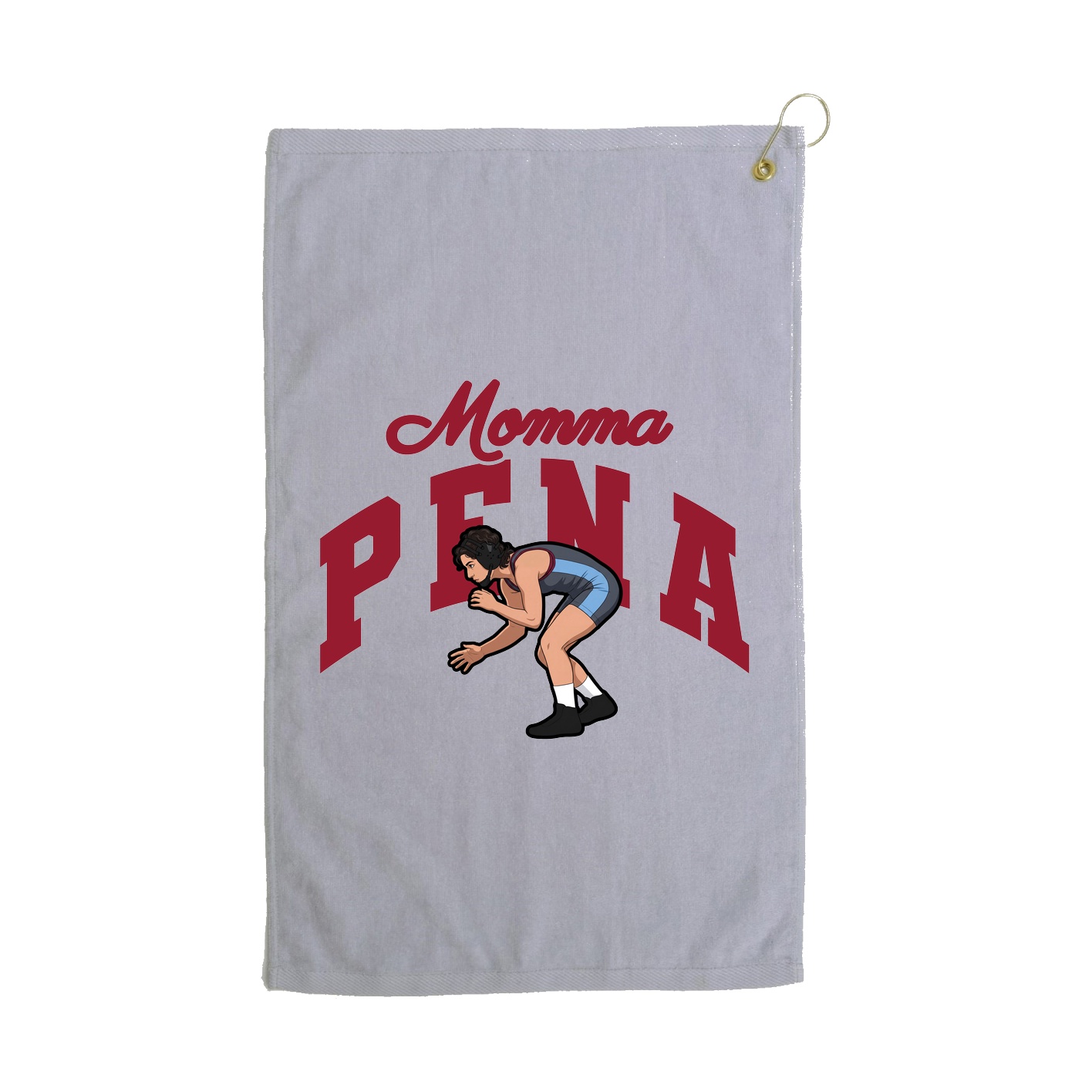 Golf Towel — Mothers Day Arch in Grey