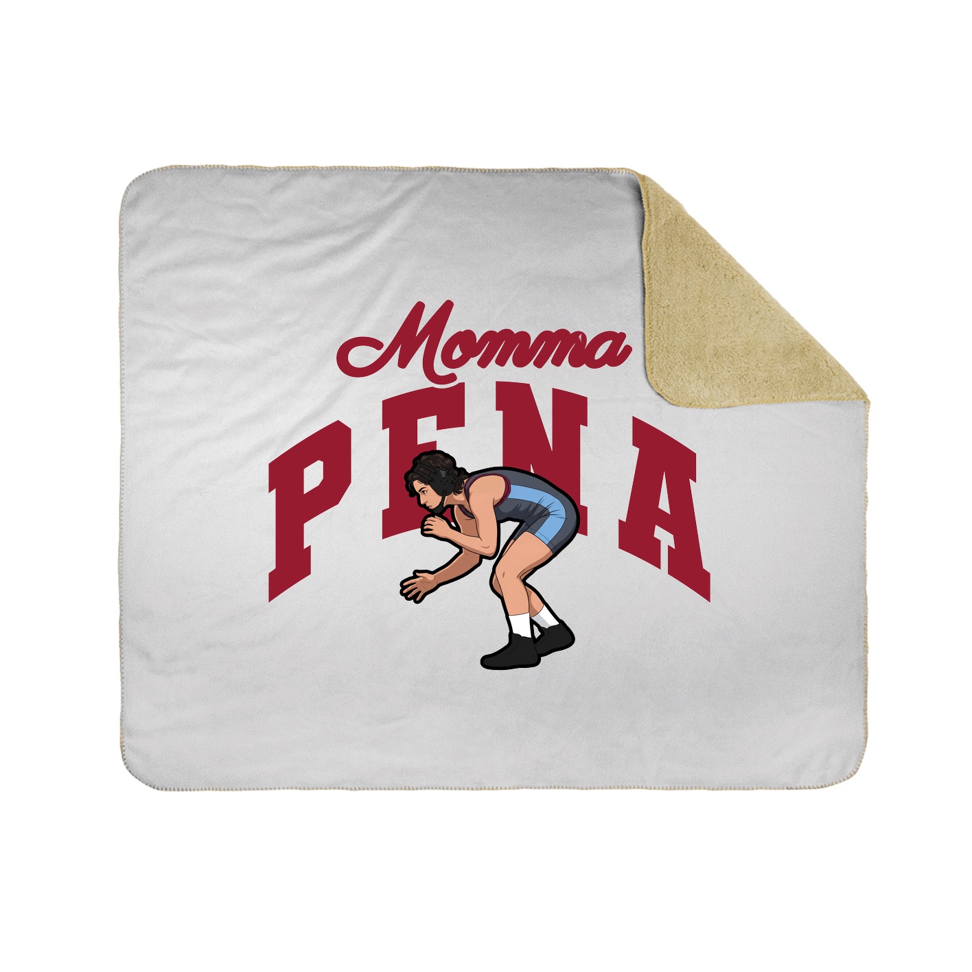 Throw Blanket — Mothers Day Arch in White