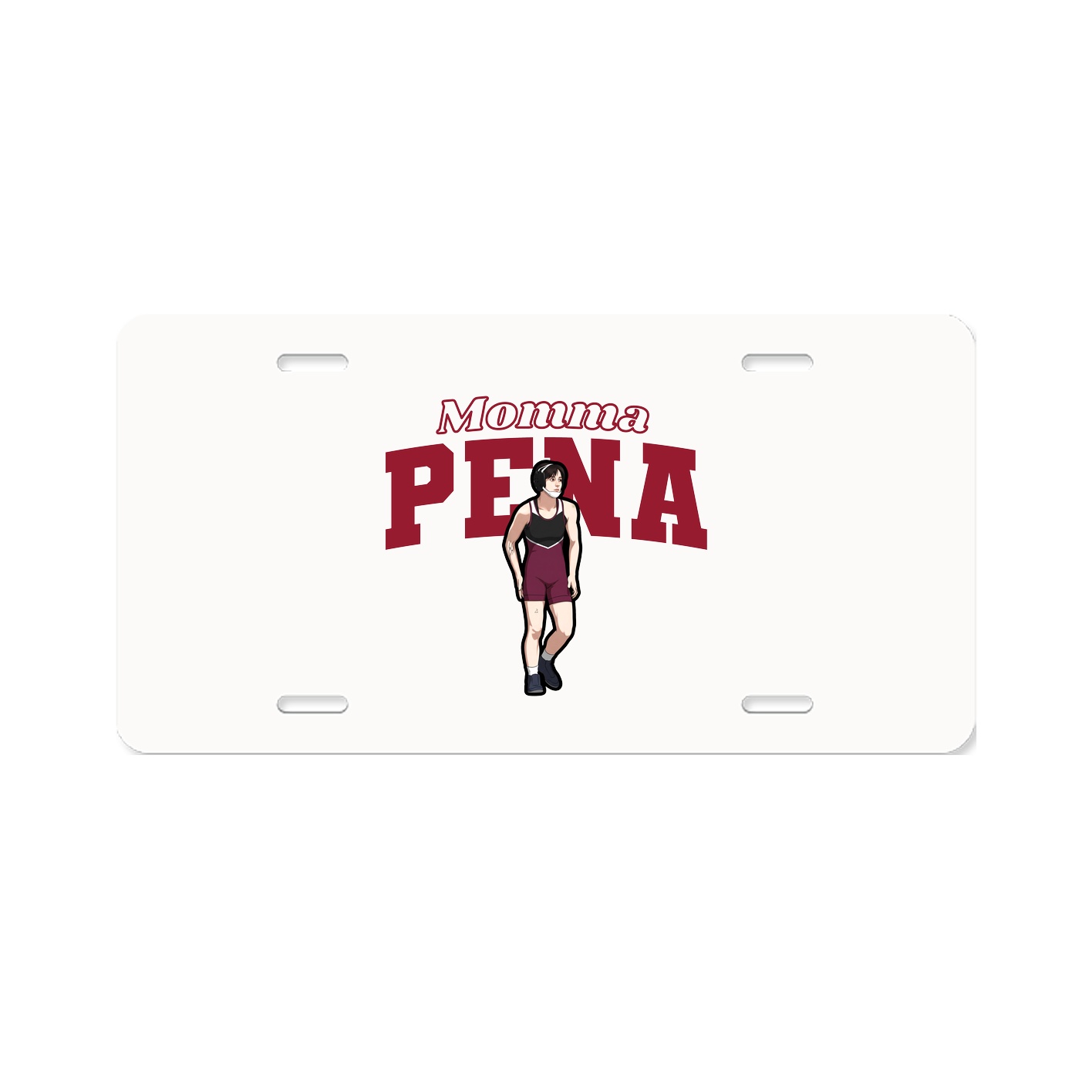 License Plate — Mothers Day Block in Classic