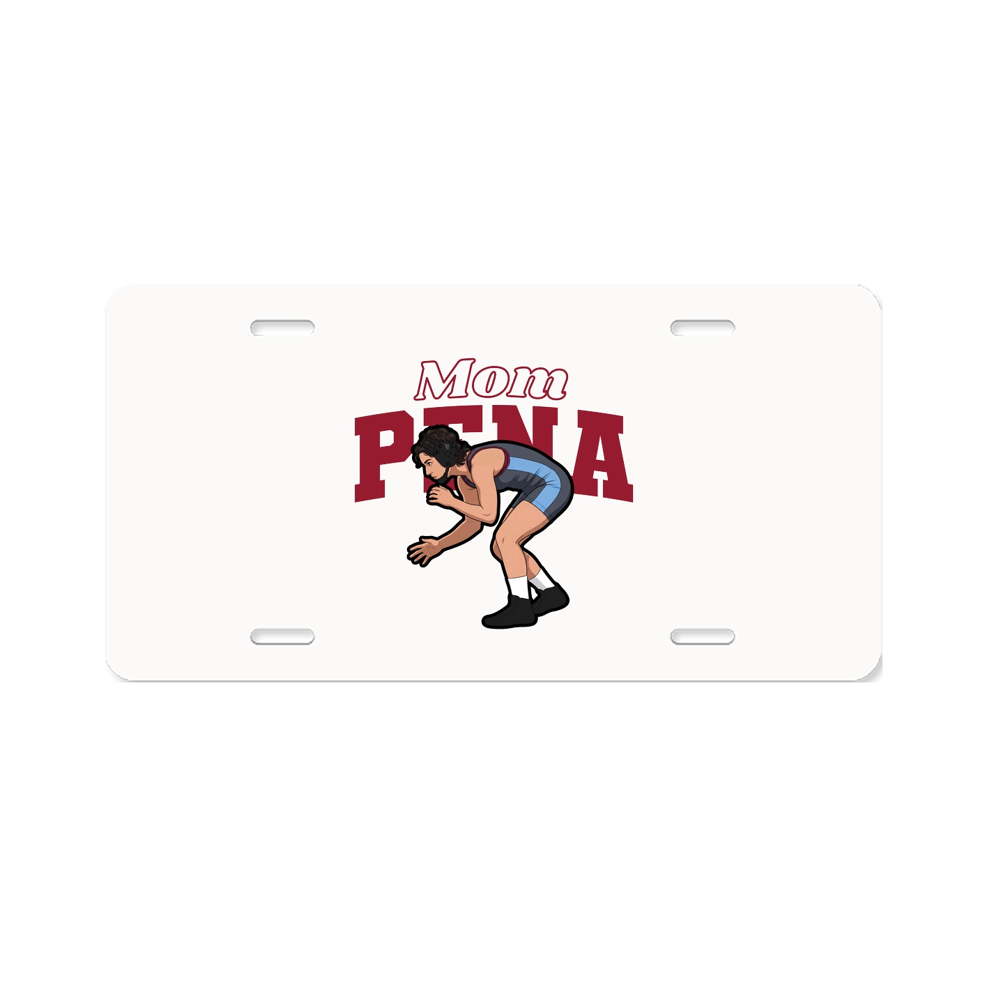 License Plate — Mothers Day Block in Classic