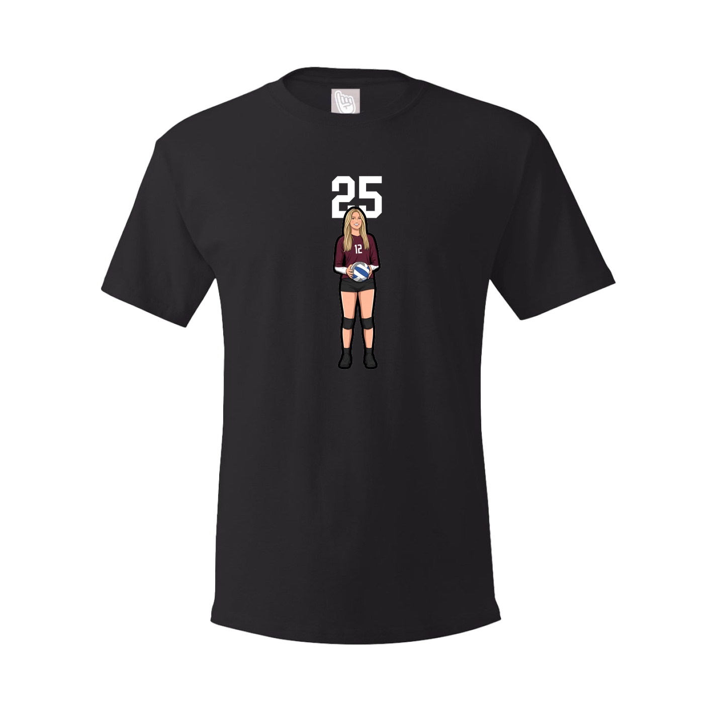 Tee — Number Top in Black