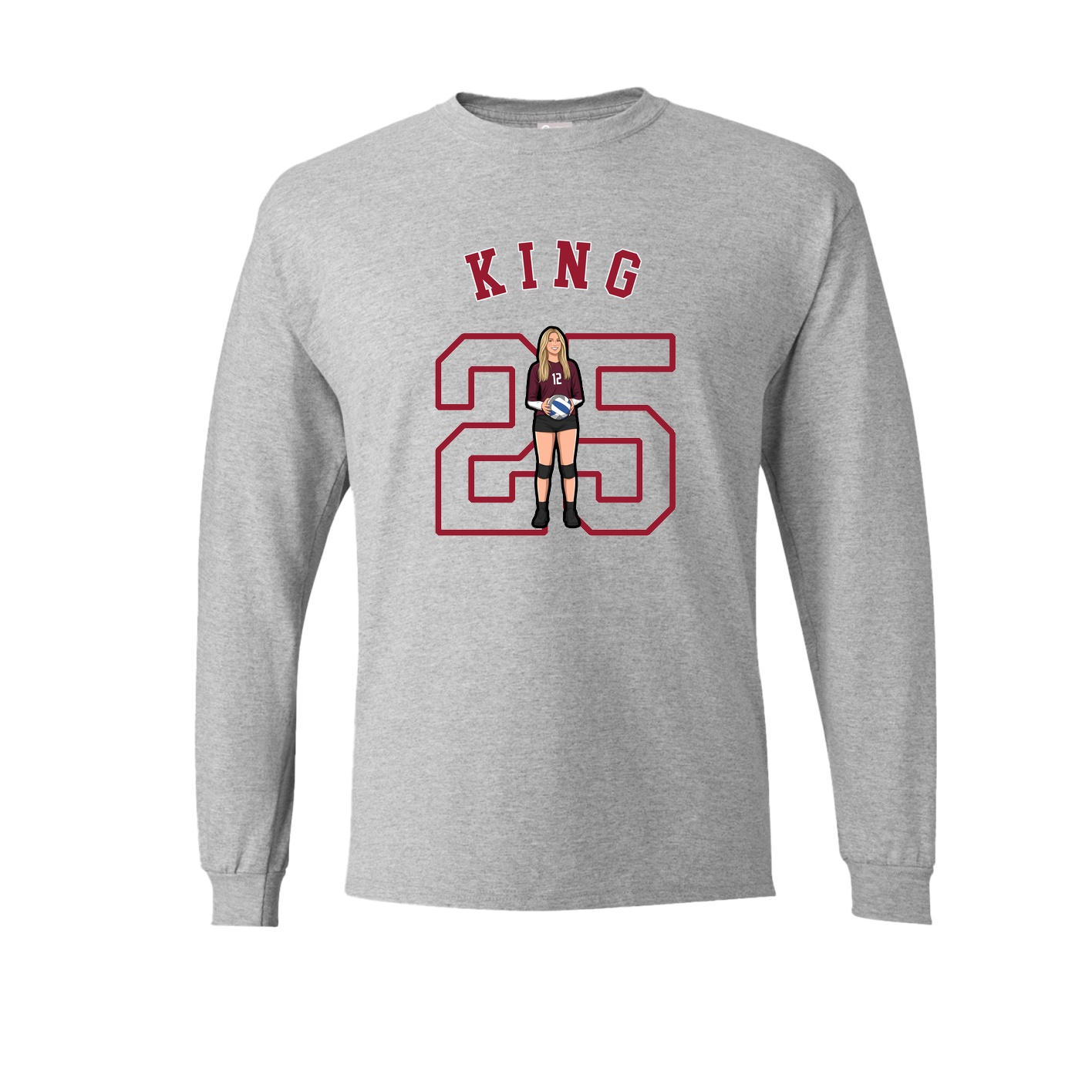 Long Sleeve Tee — Shirsey Arch in Grey