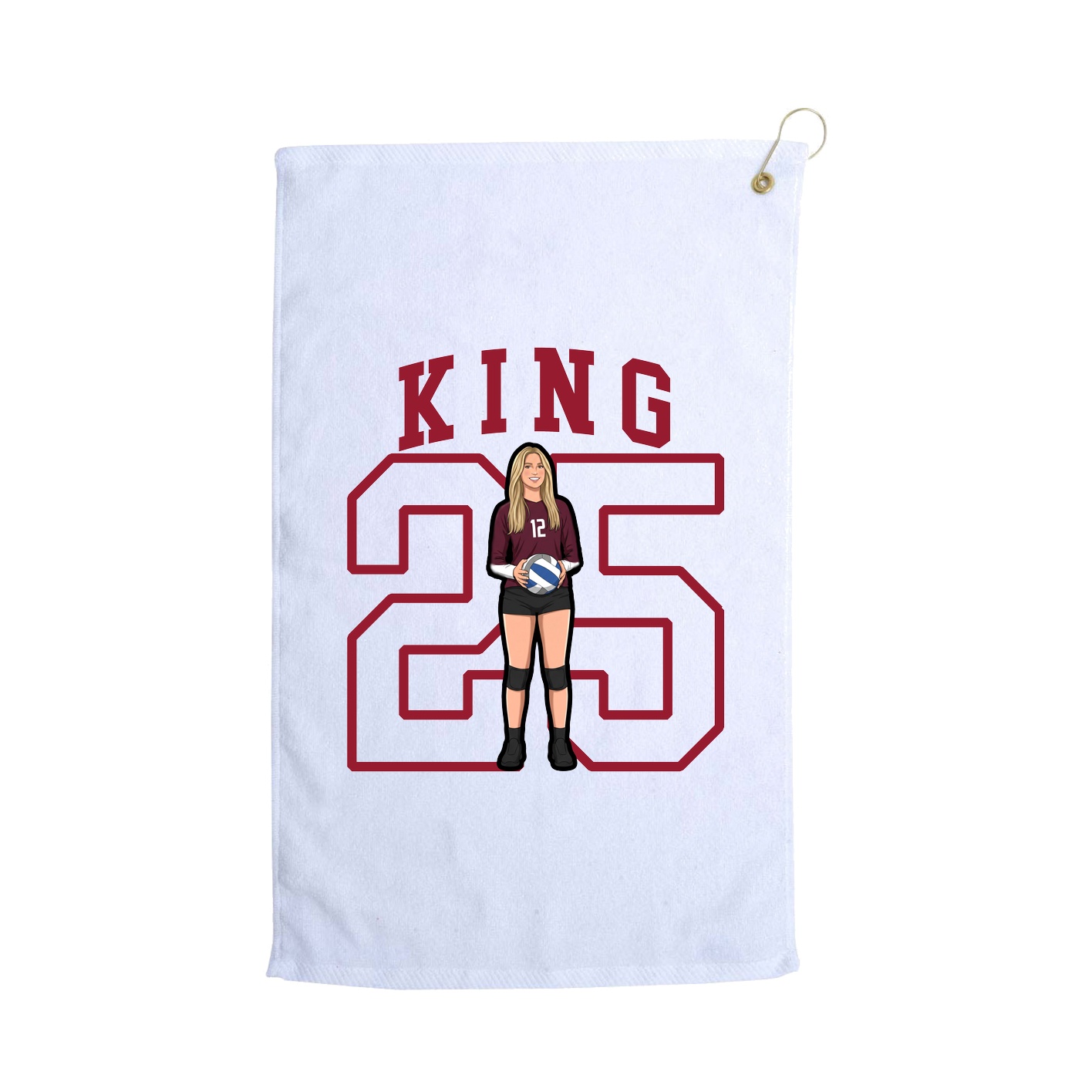 Golf Towel — Shirsey in White