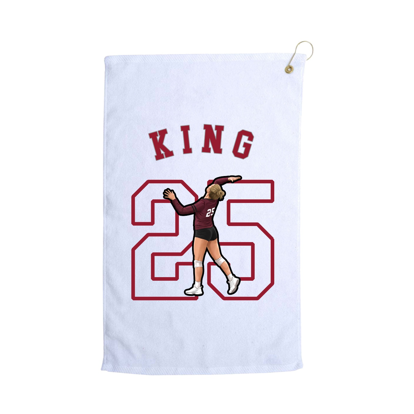 Golf Towel — Shirsey Arch in White