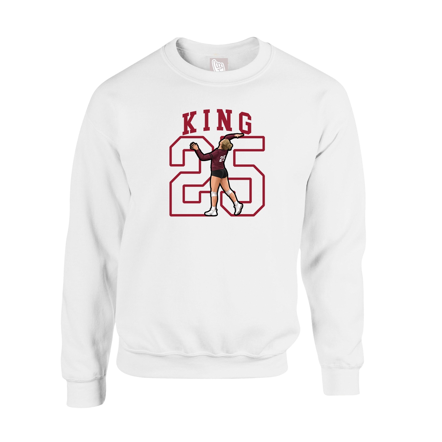 Fleece Crew — Shirsey in White