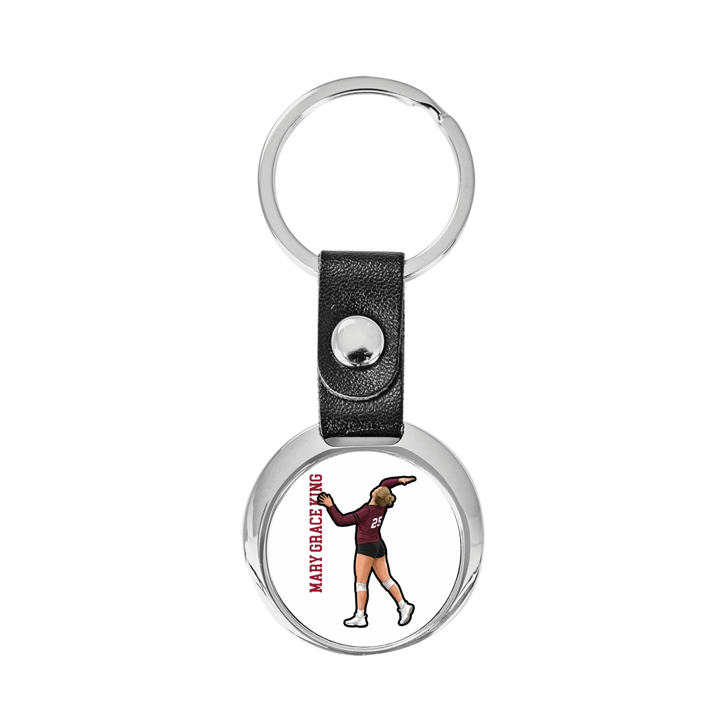 Key Chain — Name Vertical in Classic