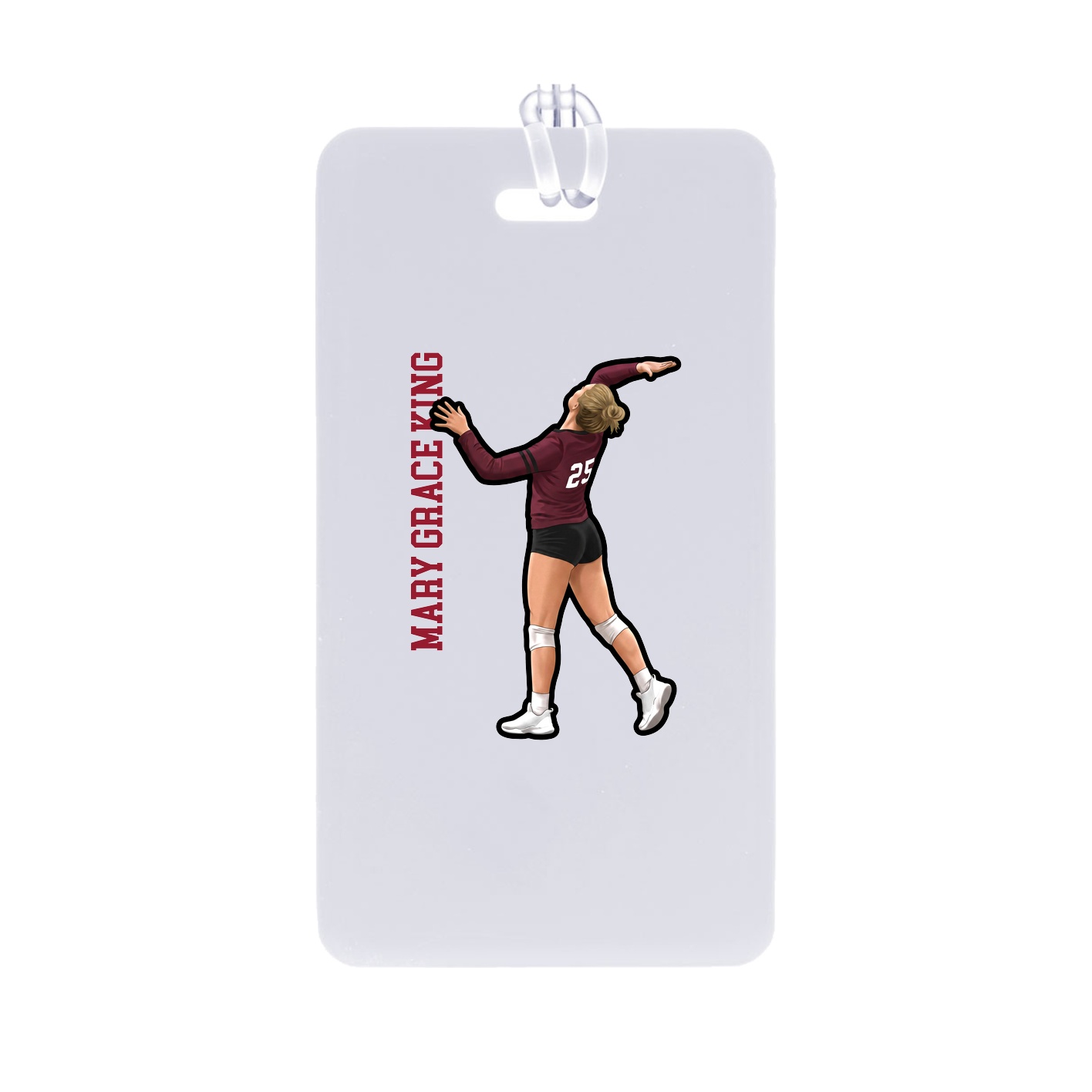 Bag Tag — Name Vertical in Classic