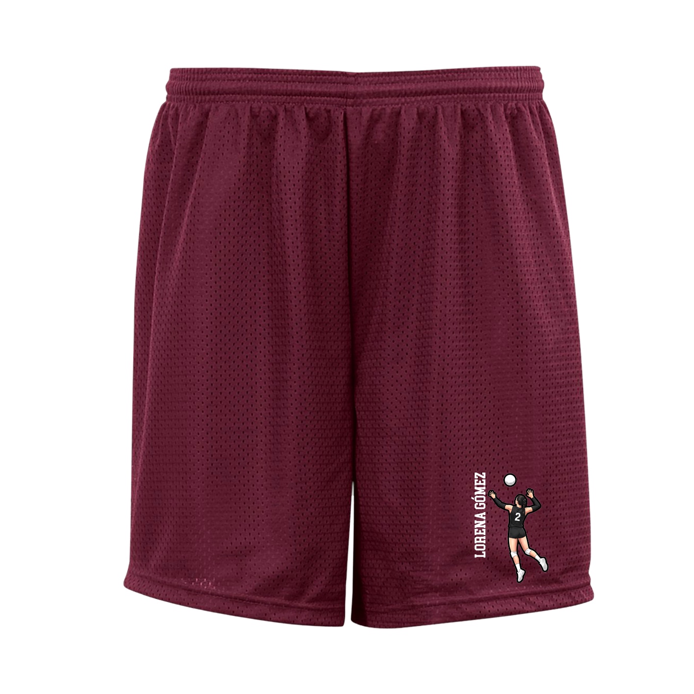 Shorts — Name Vertical in Cardinal