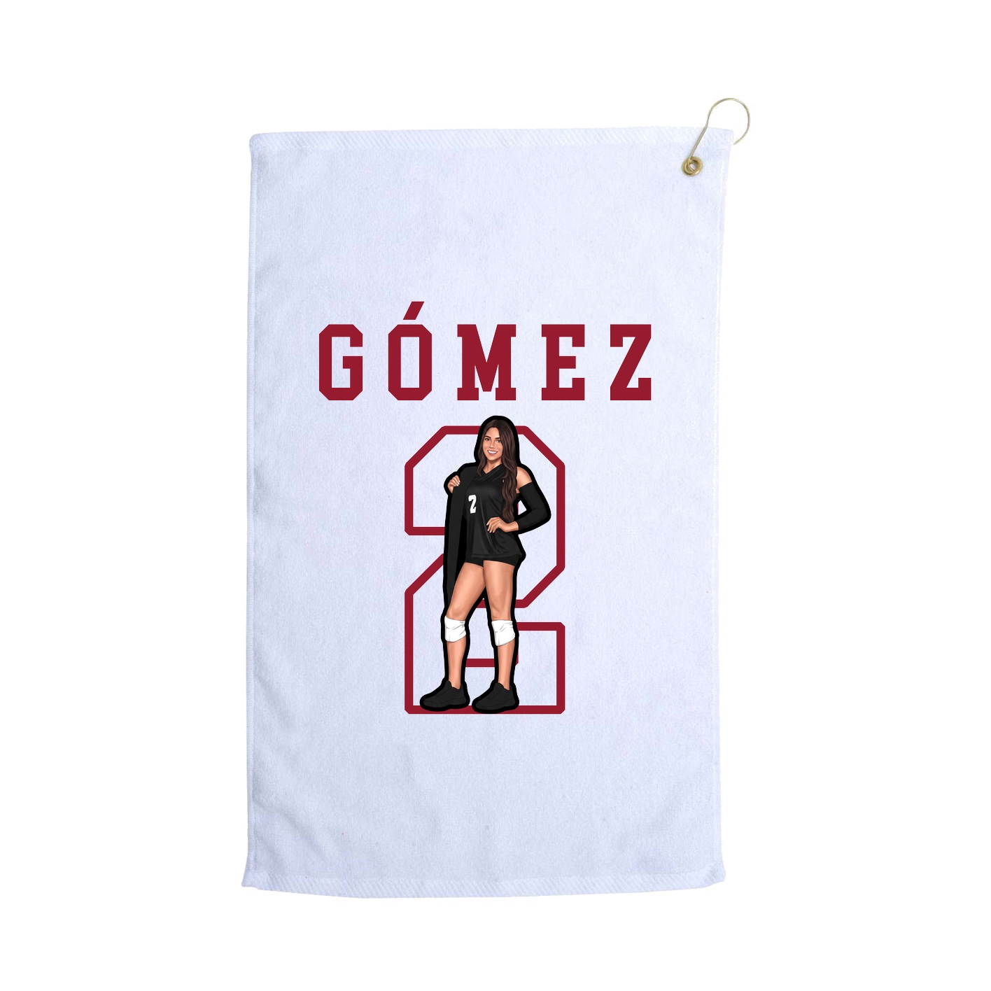 Golf Towel — Shirsey in White