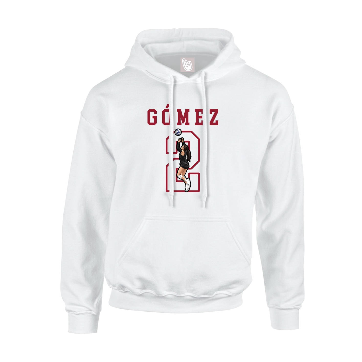 Hoodie — Shirsey in White