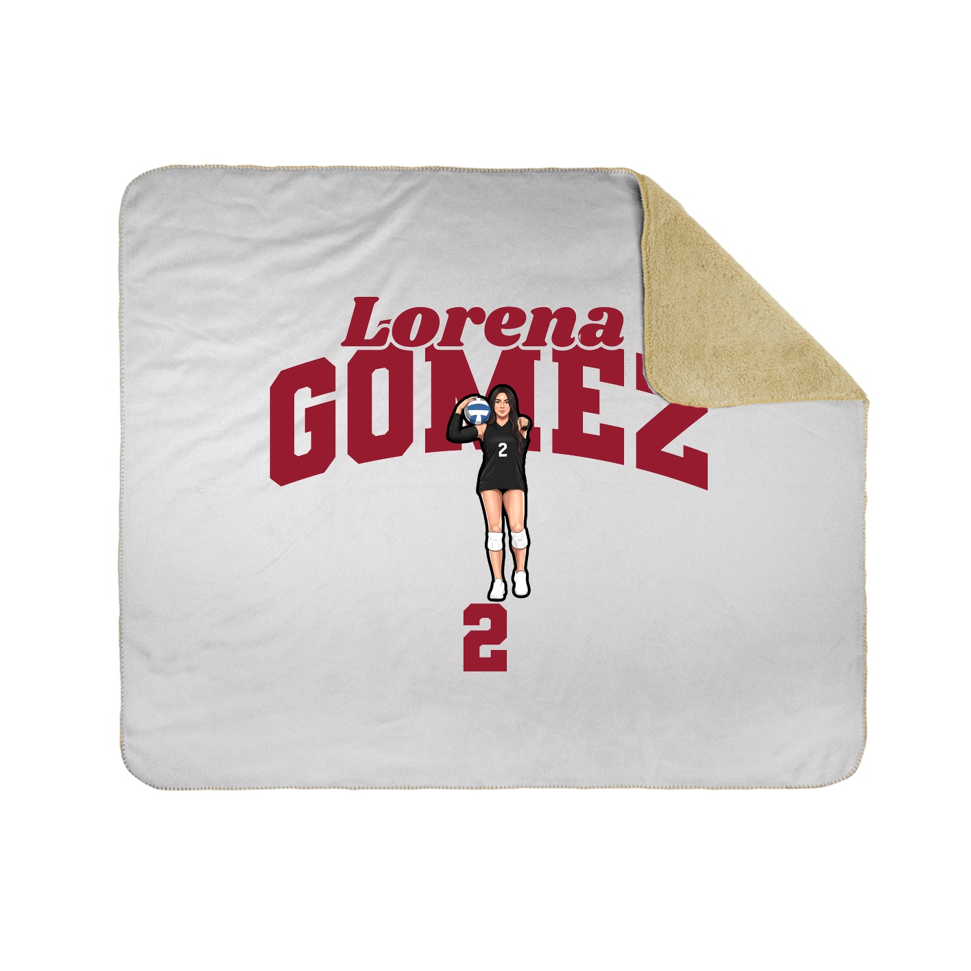 Throw Blanket — Signature Arch in White