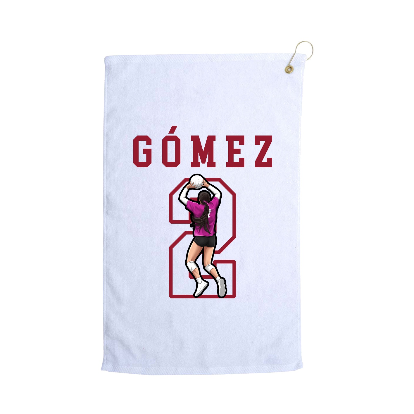 Golf Towel — Shirsey in White