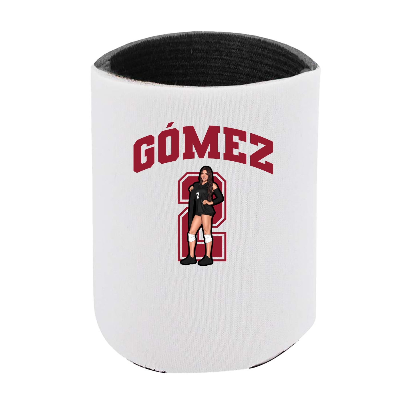 Can Holder — Number in White