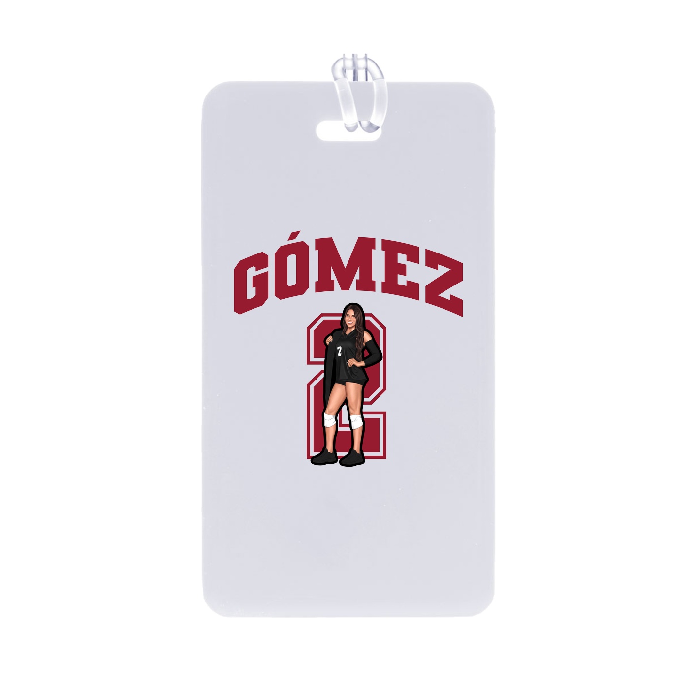 Bag Tag — Number in Classic