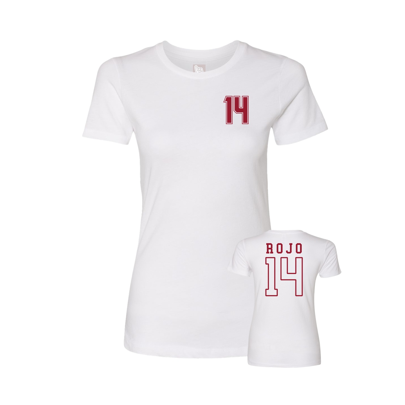 Womens Tee — Chest Back in White