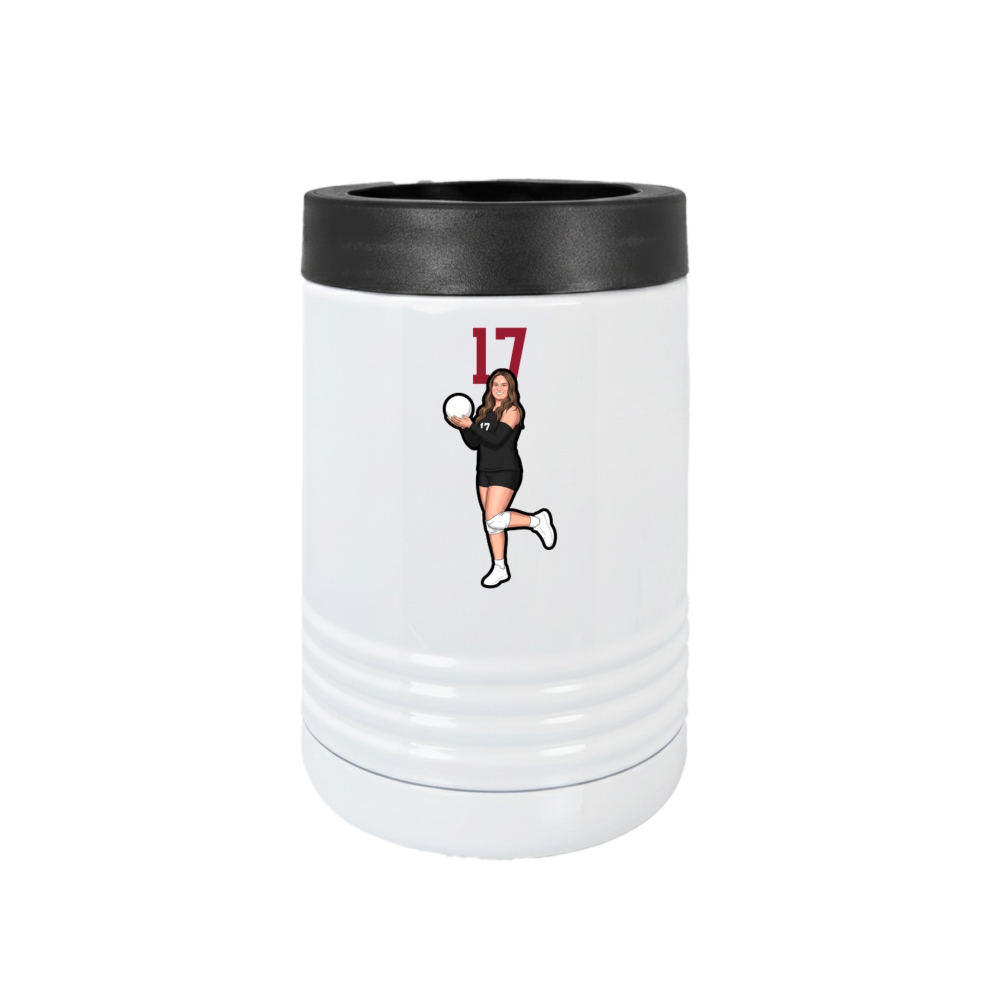 Beverage Holder — Number Top in White