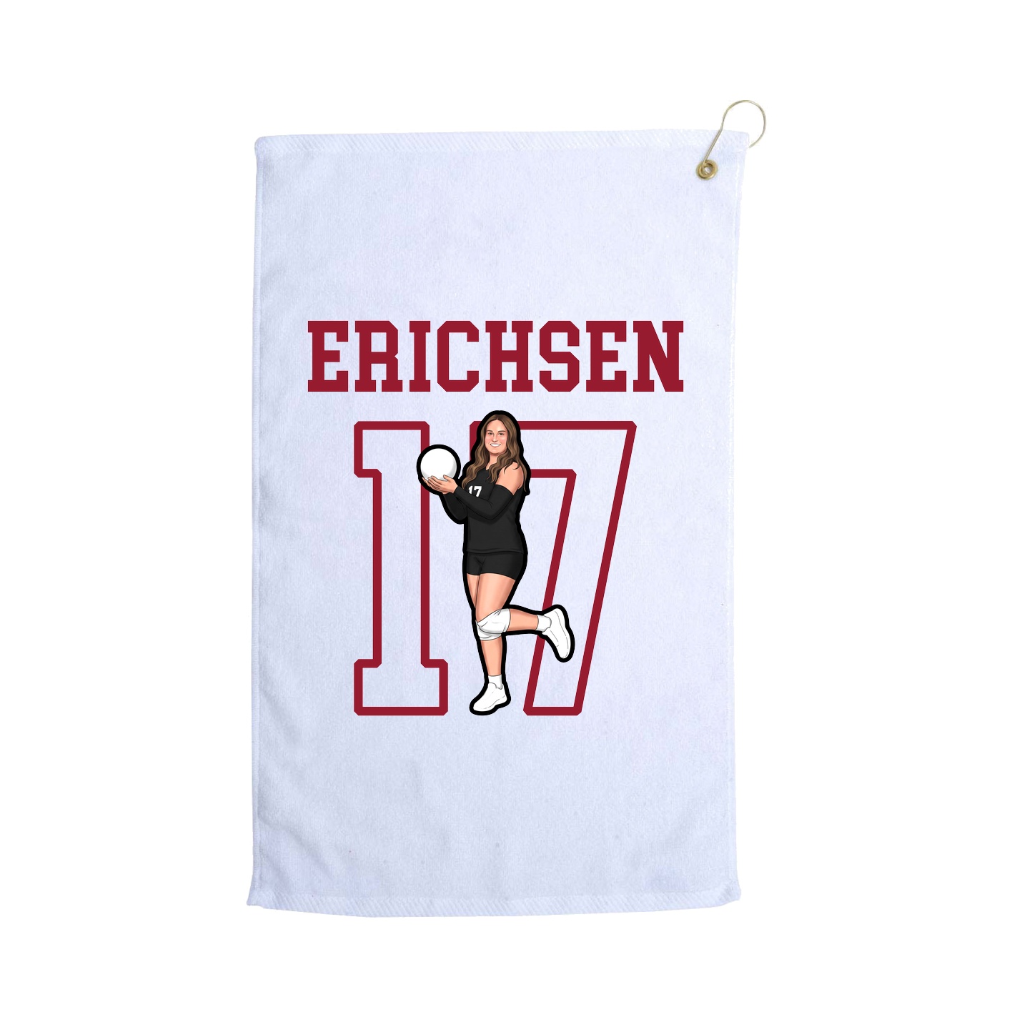 Golf Towel — Shirsey in White