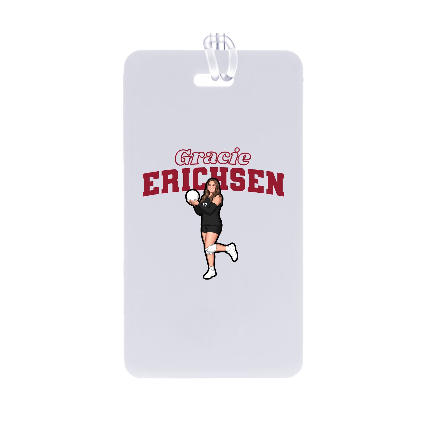 Bag Tag — Name Arch in Classic
