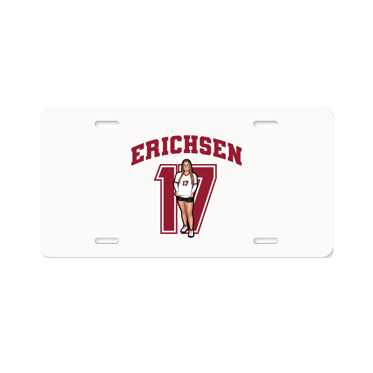 License Plate — Number in Classic