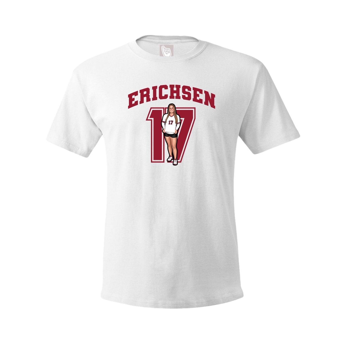 Tee — Number in White