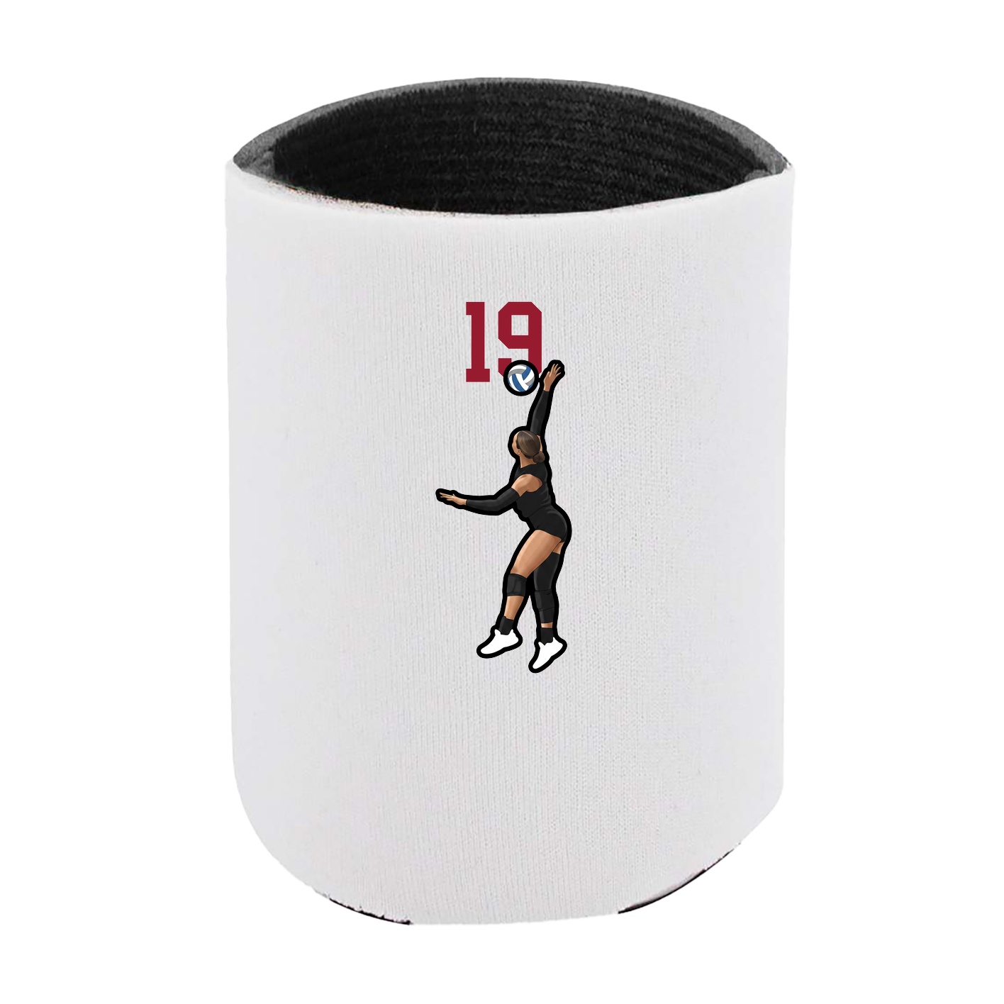 Can Holder — Number Top in White