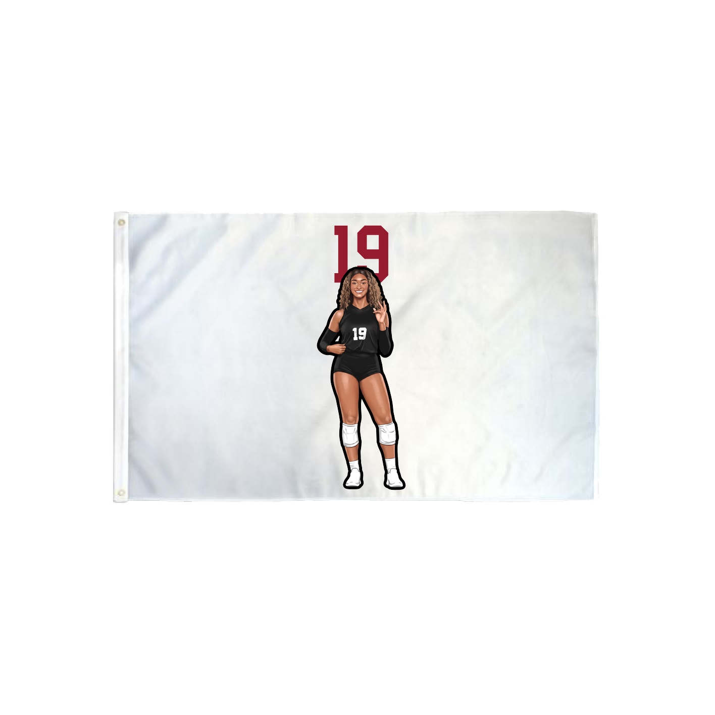 3x5 Flag — Number Top in Classic