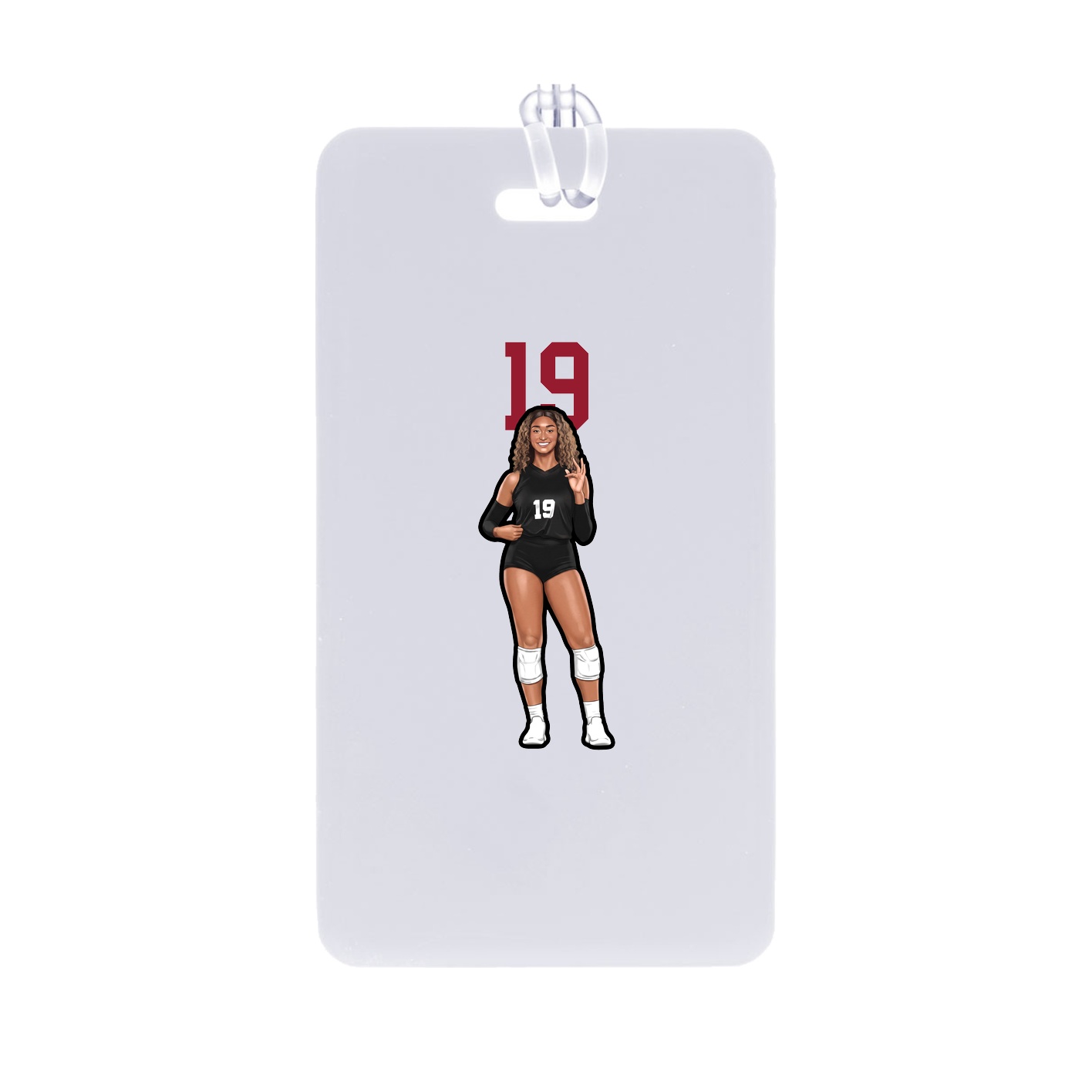 Bag Tag — Number Top in Classic
