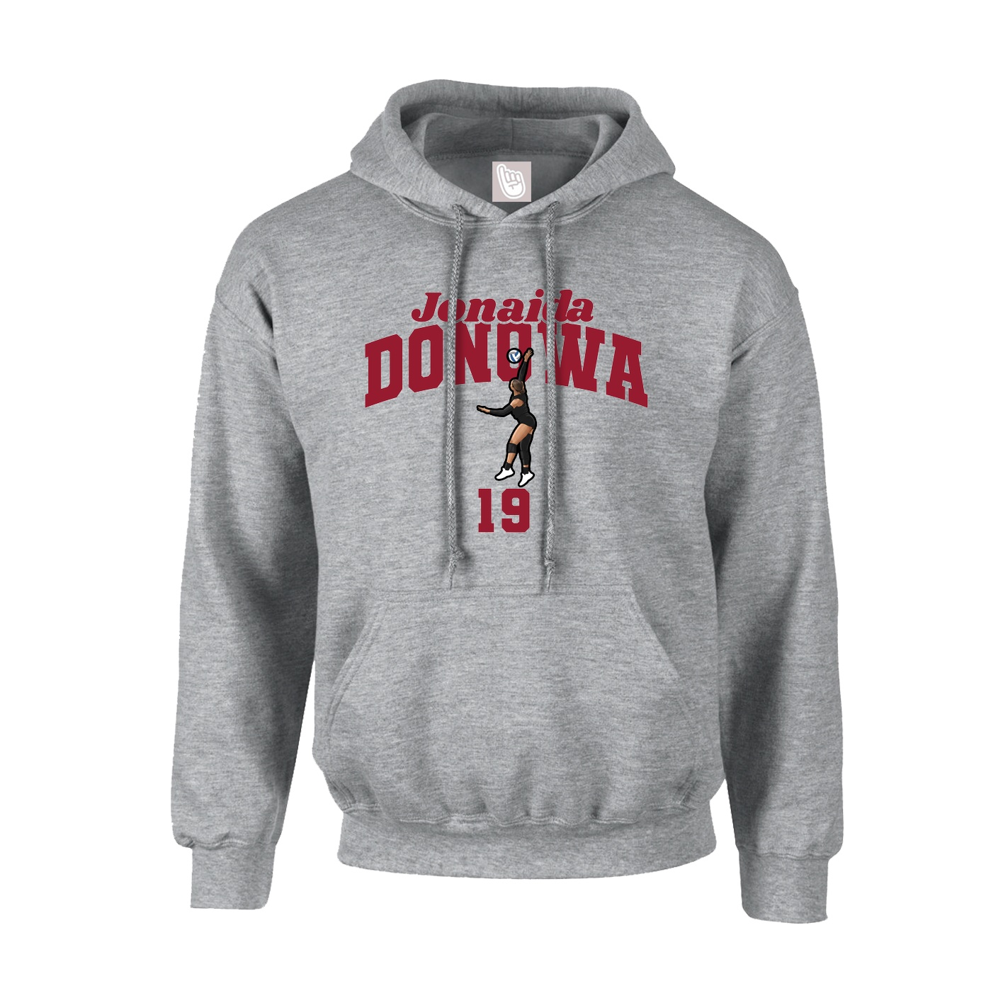 Hoodie — Signature Arch in Grey