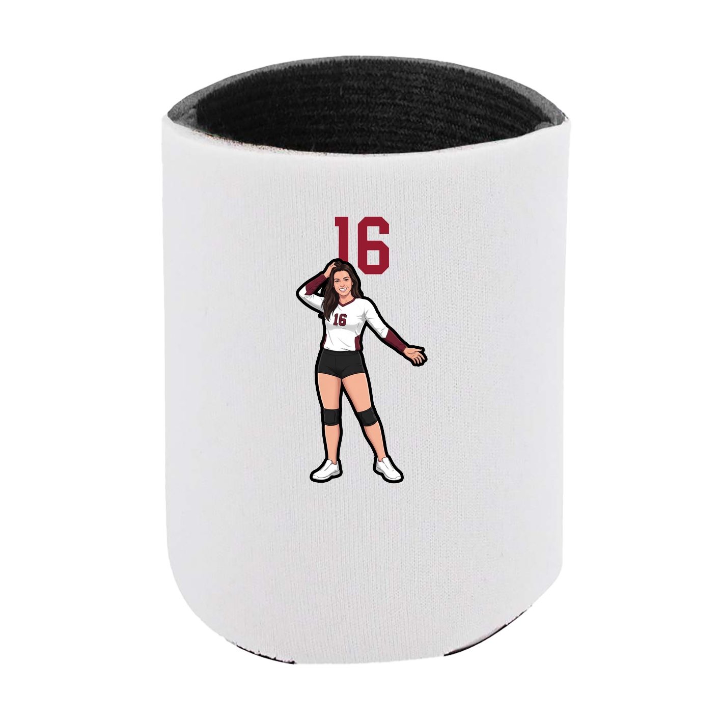 Can Holder — Number Top in White