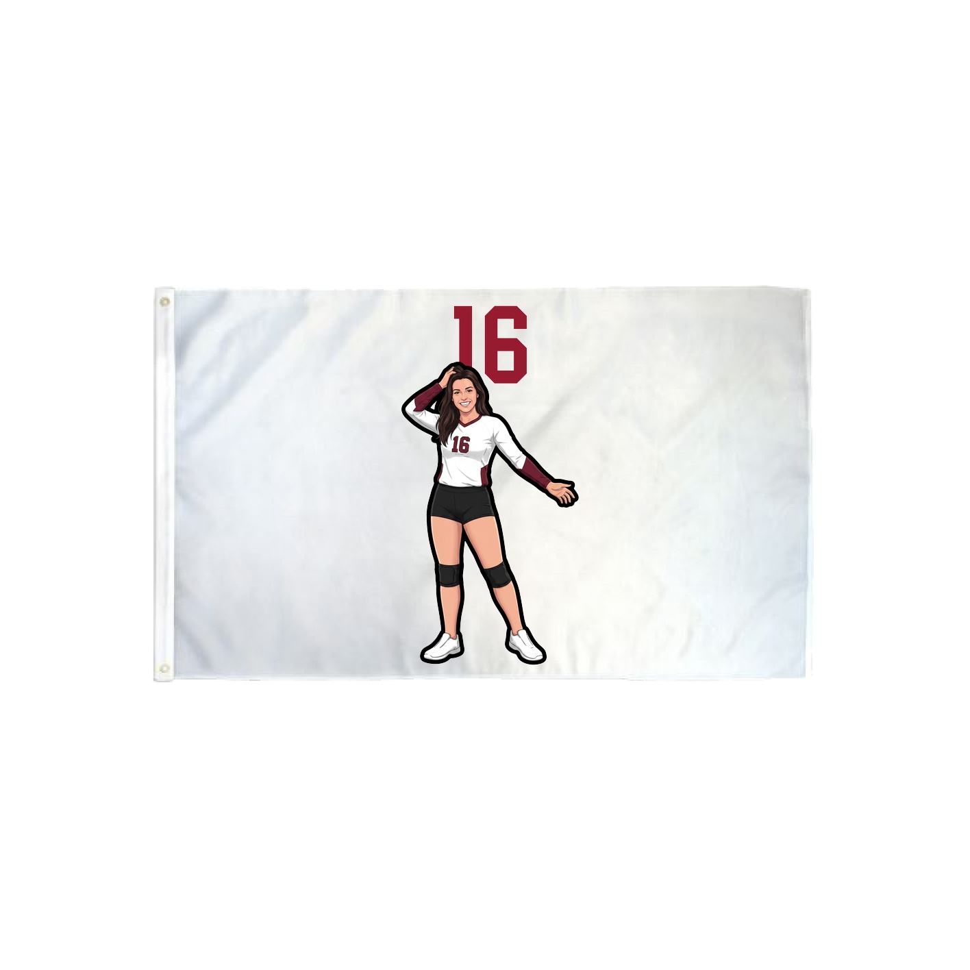 3x5 Flag — Number Top in Classic