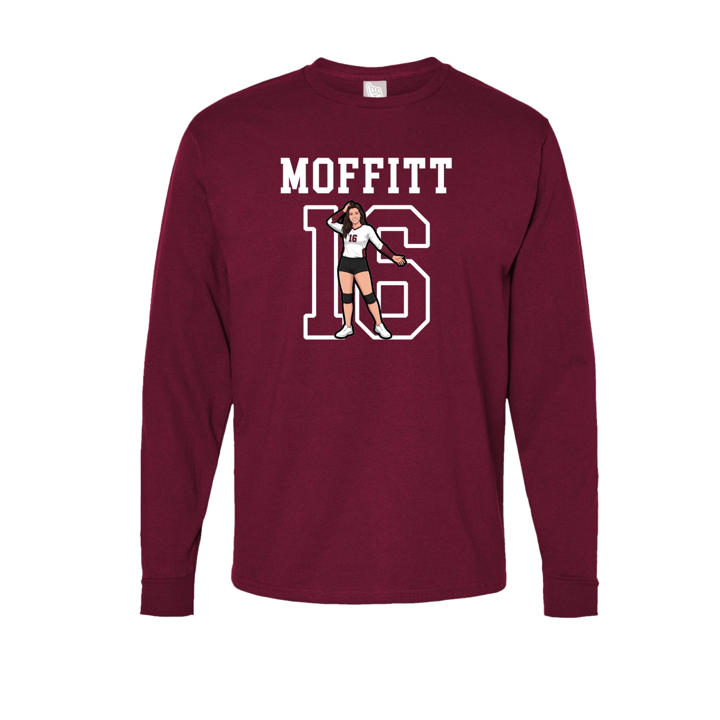 Long Sleeve Tee — Shirsey in Cardinal