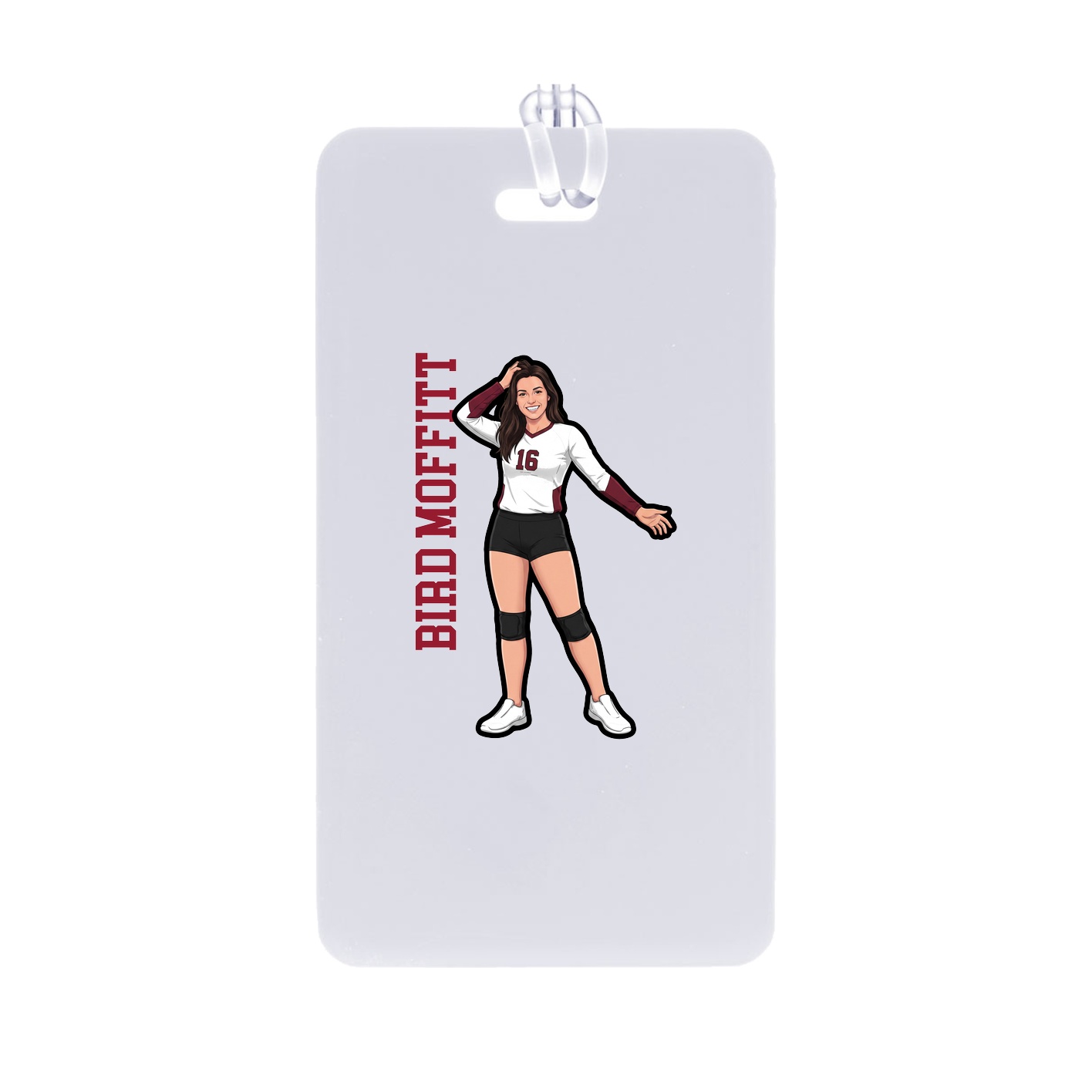 Bag Tag — Name Vertical in Classic
